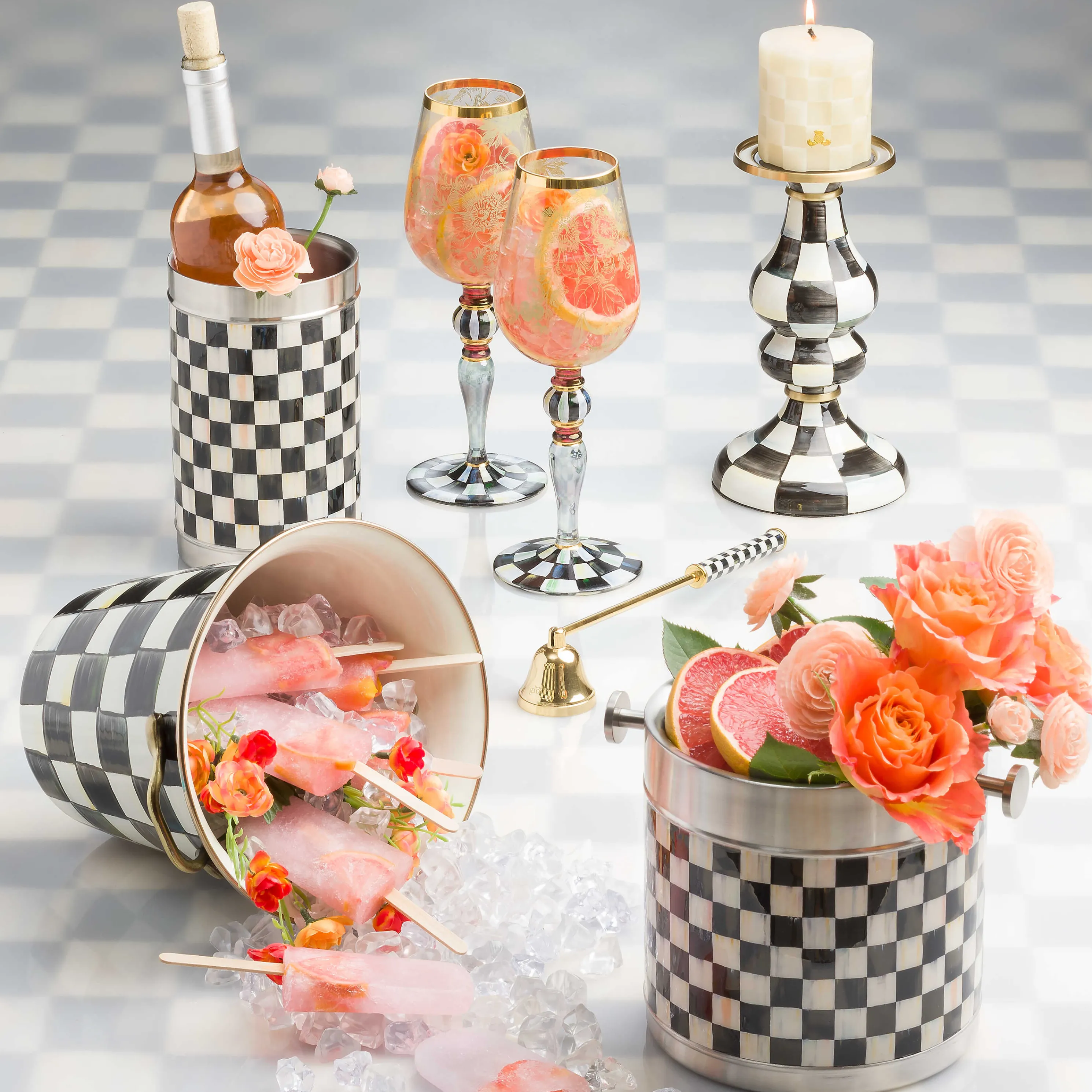 3260 Wine Cooler - Courtly Check