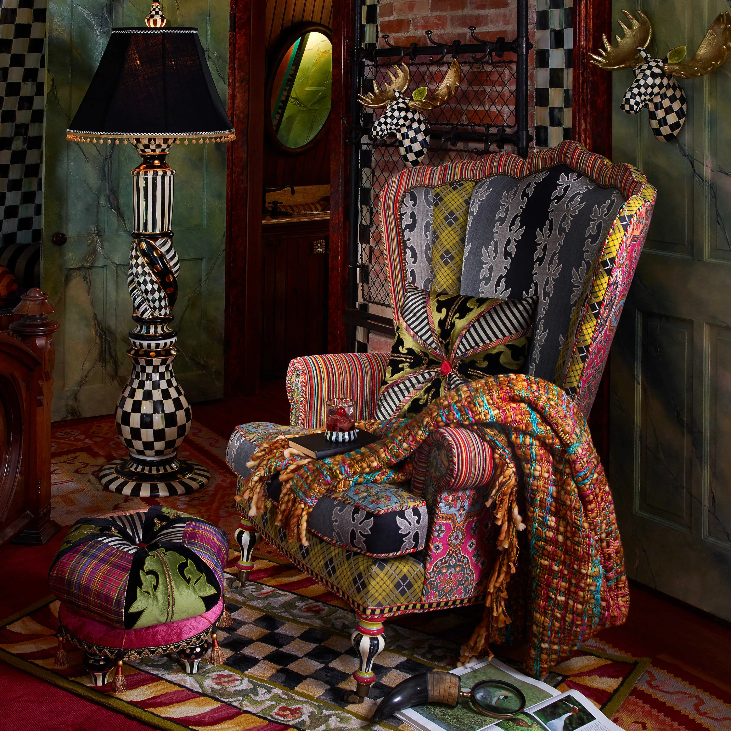 Basket Weave Throw - Goldenrod