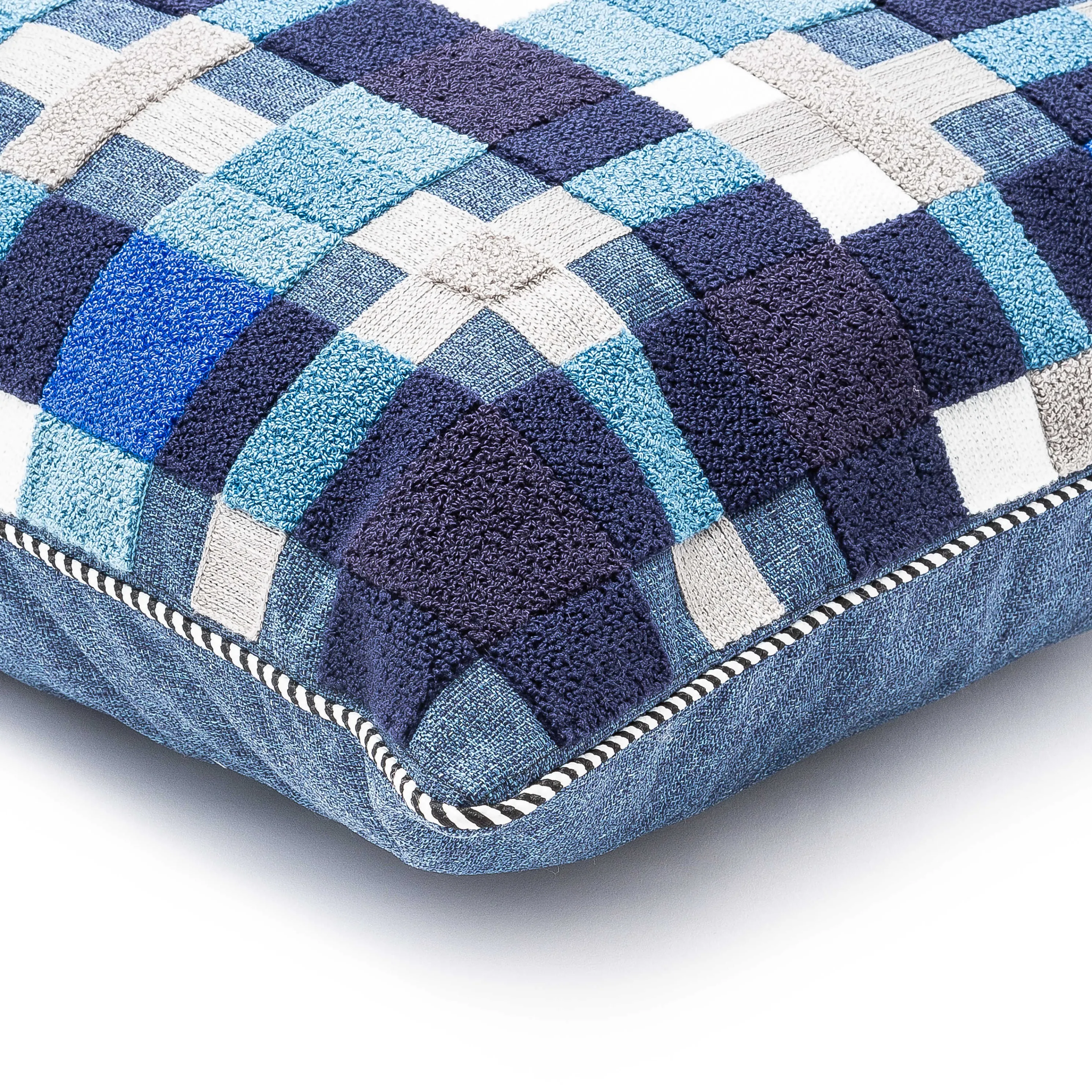 Boathouse Plaid Outdoor Pillow