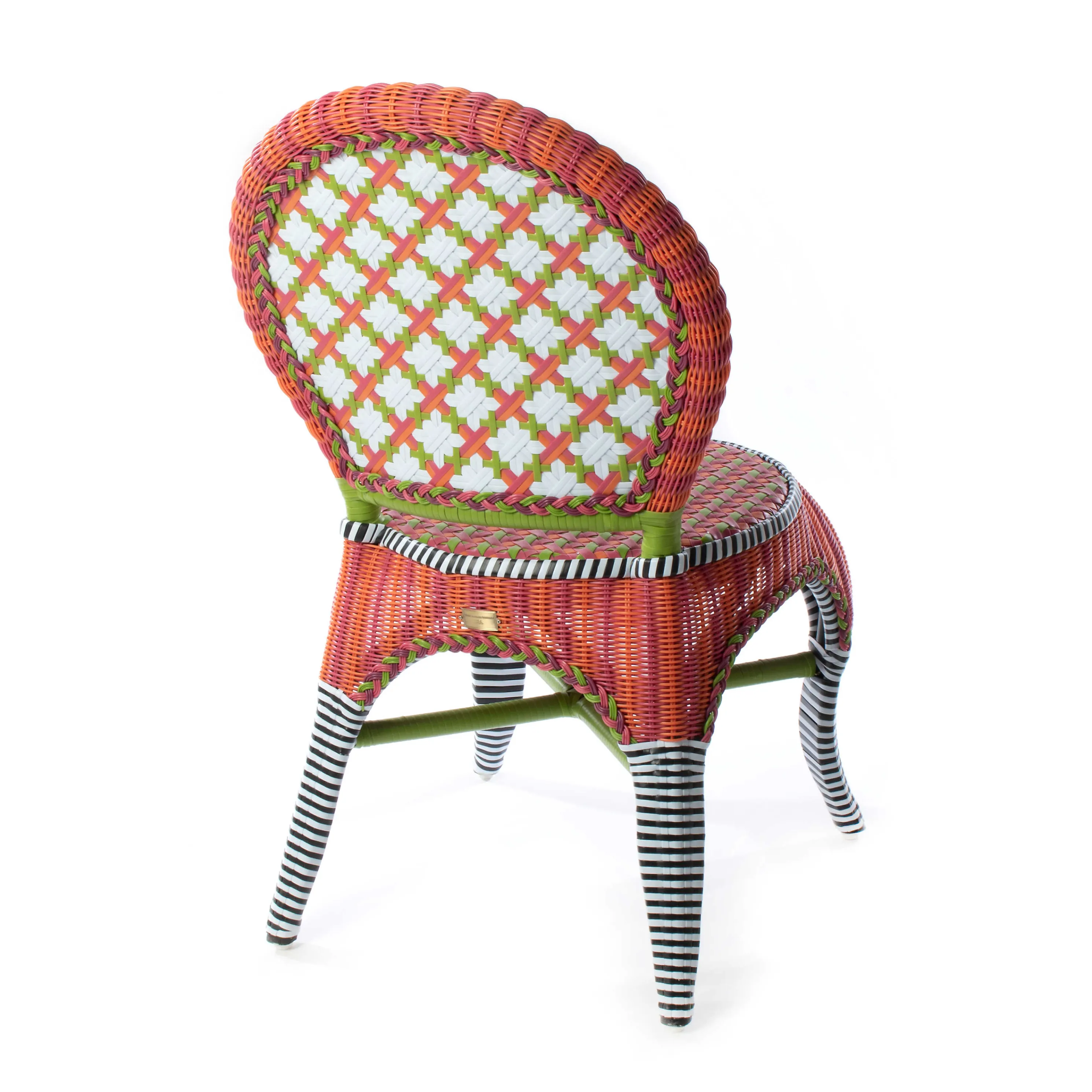 Breezy Poppy Outdoor Cafe Chair
