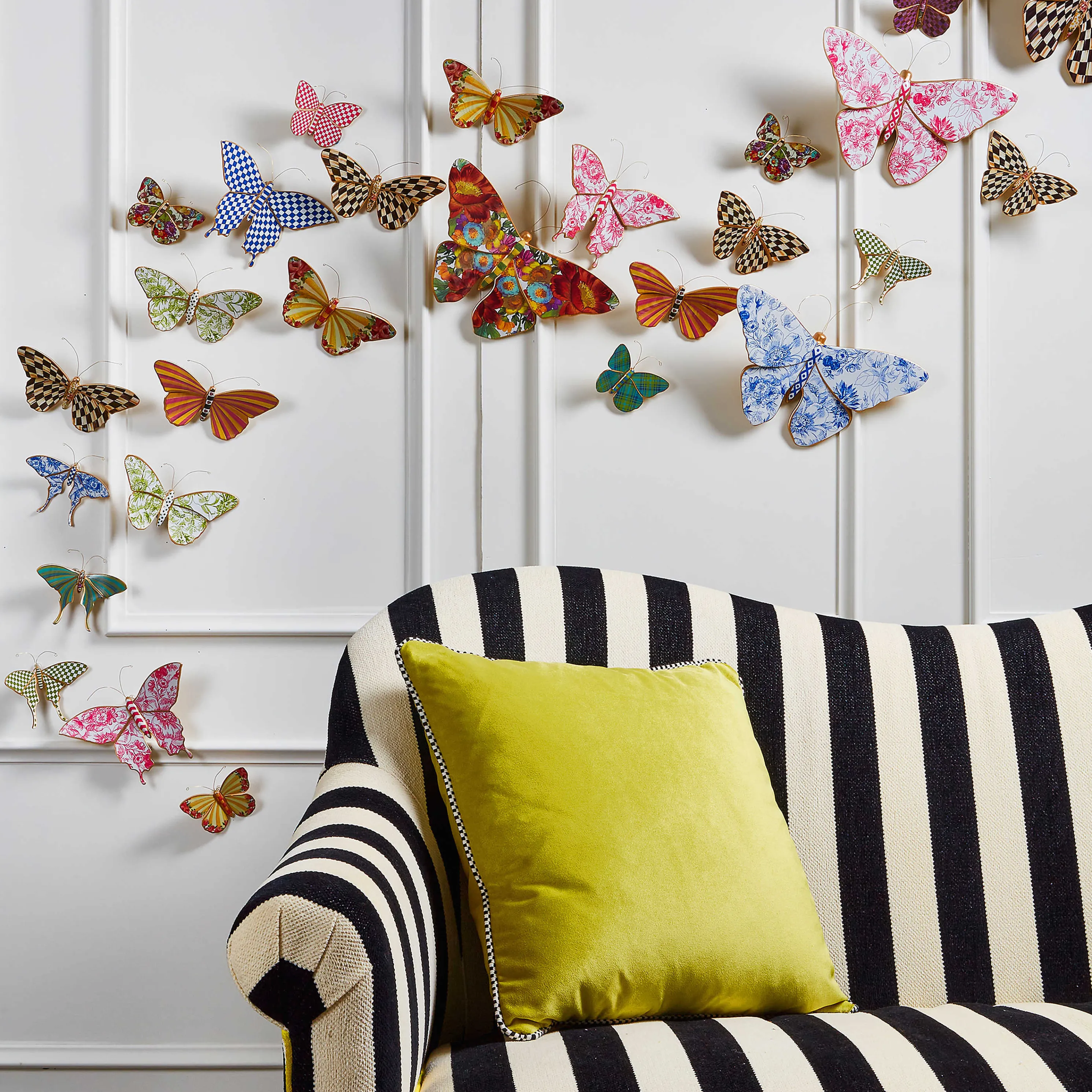 Butterfly Duo Wall Decor - Green