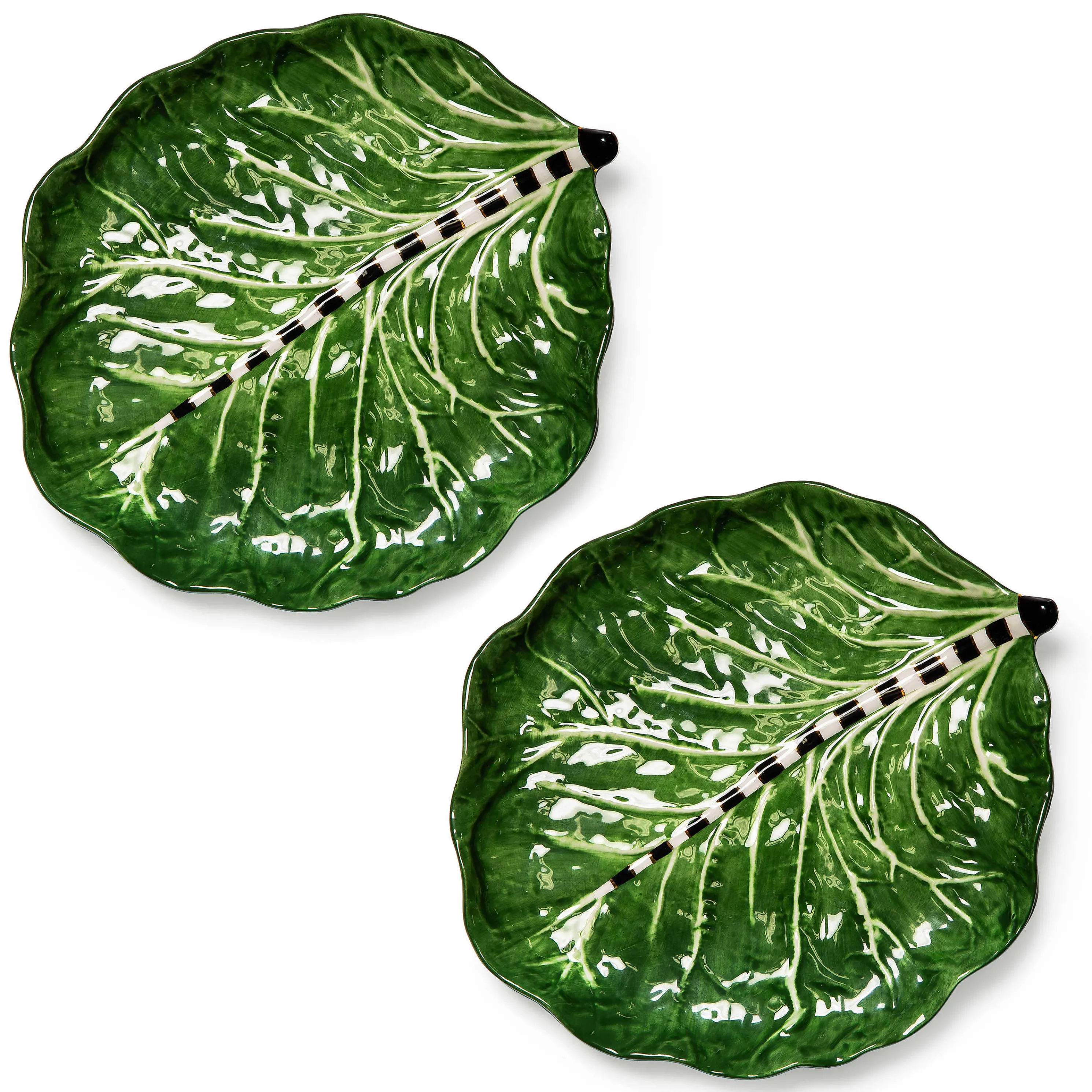 Cabbage Plates - Set Of 2