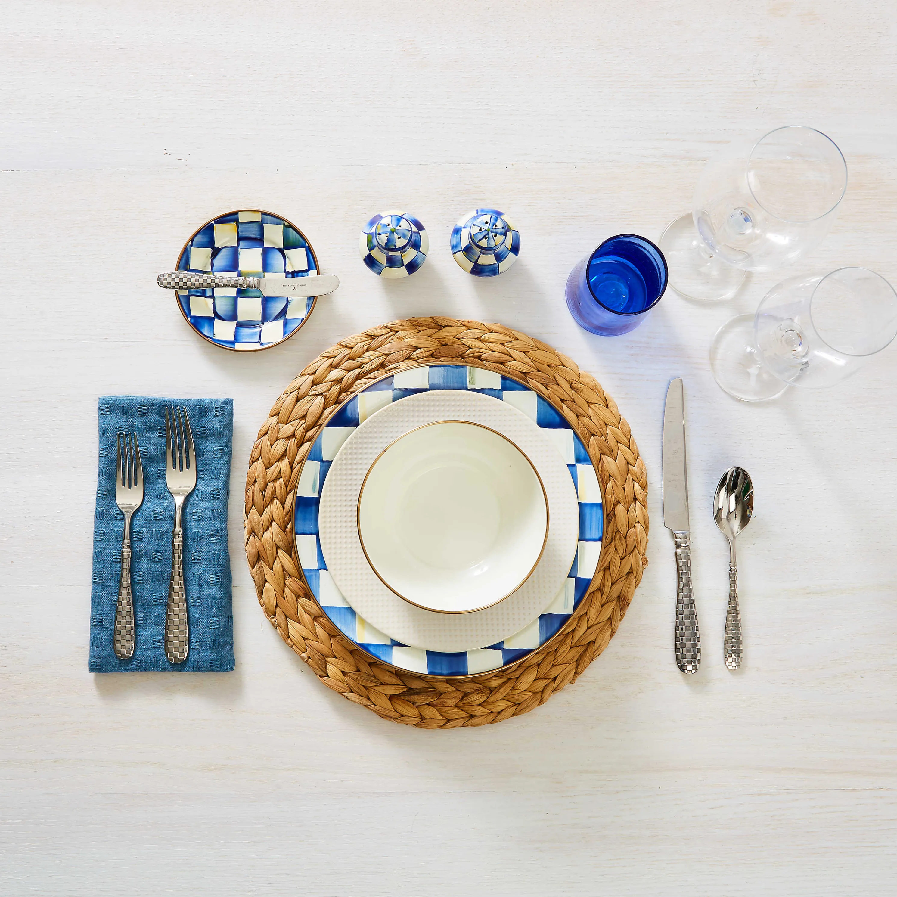 Check Flatware - 5-Piece Place Setting