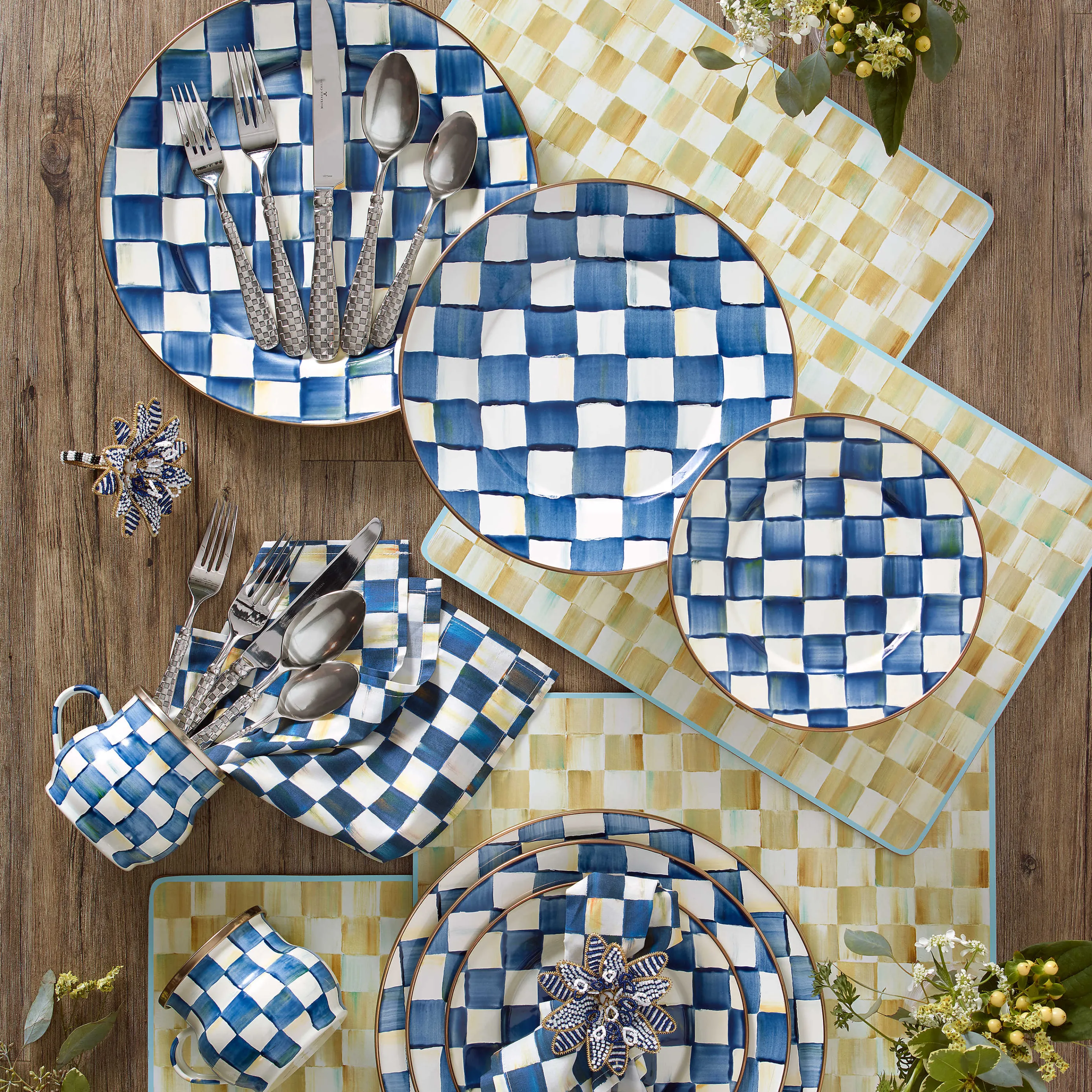 Check Flatware - 5-Piece Place Setting