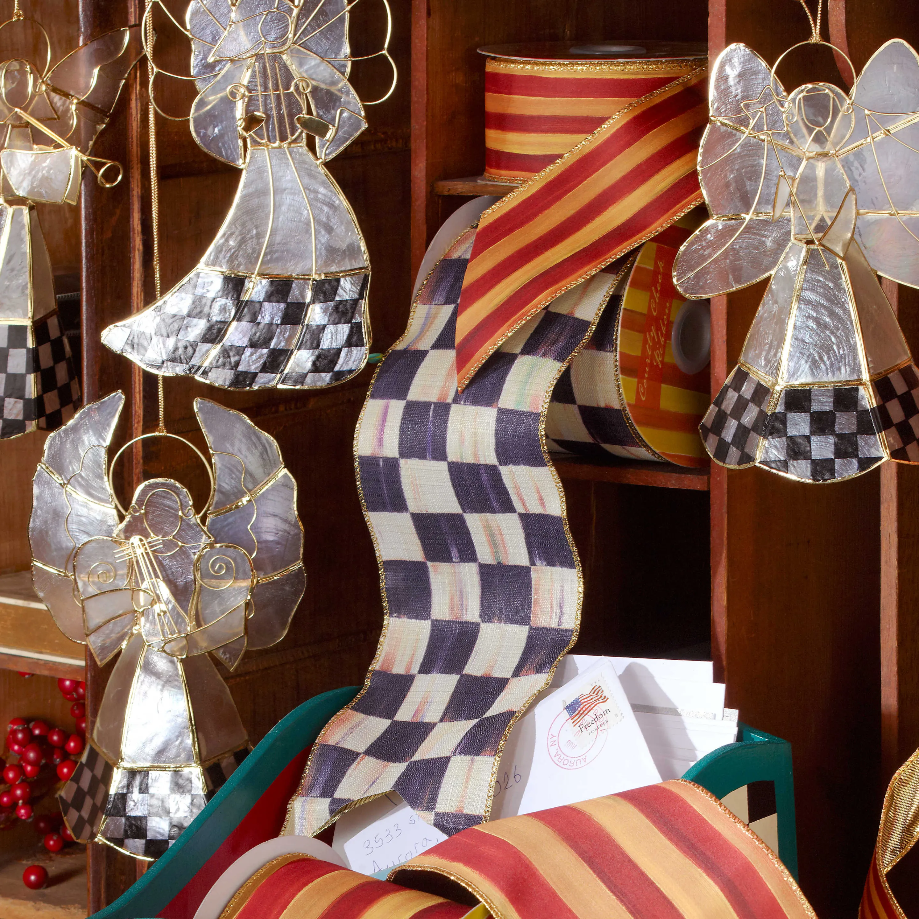 Courtly Check 4" Ribbon