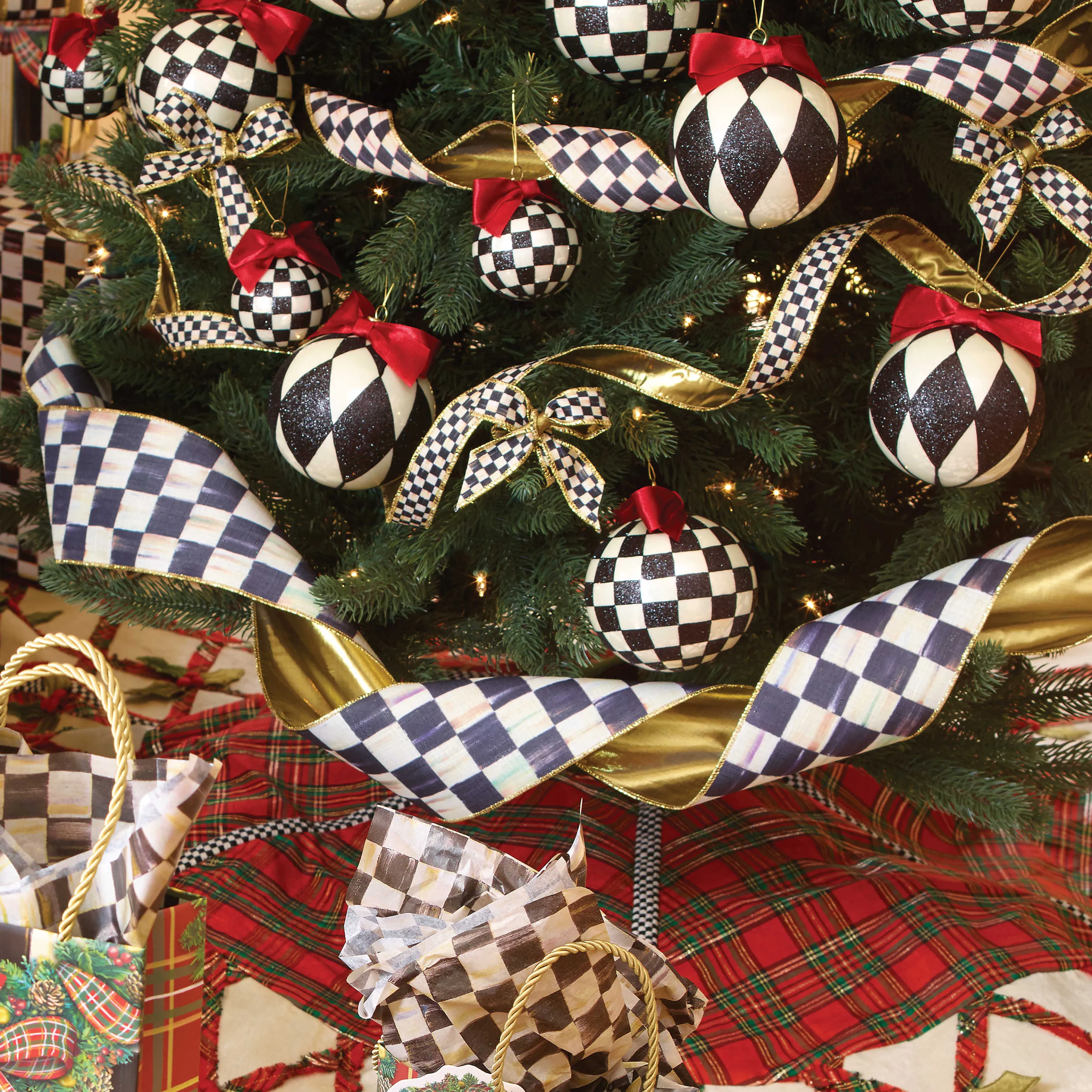 Courtly Check 4" Ribbon