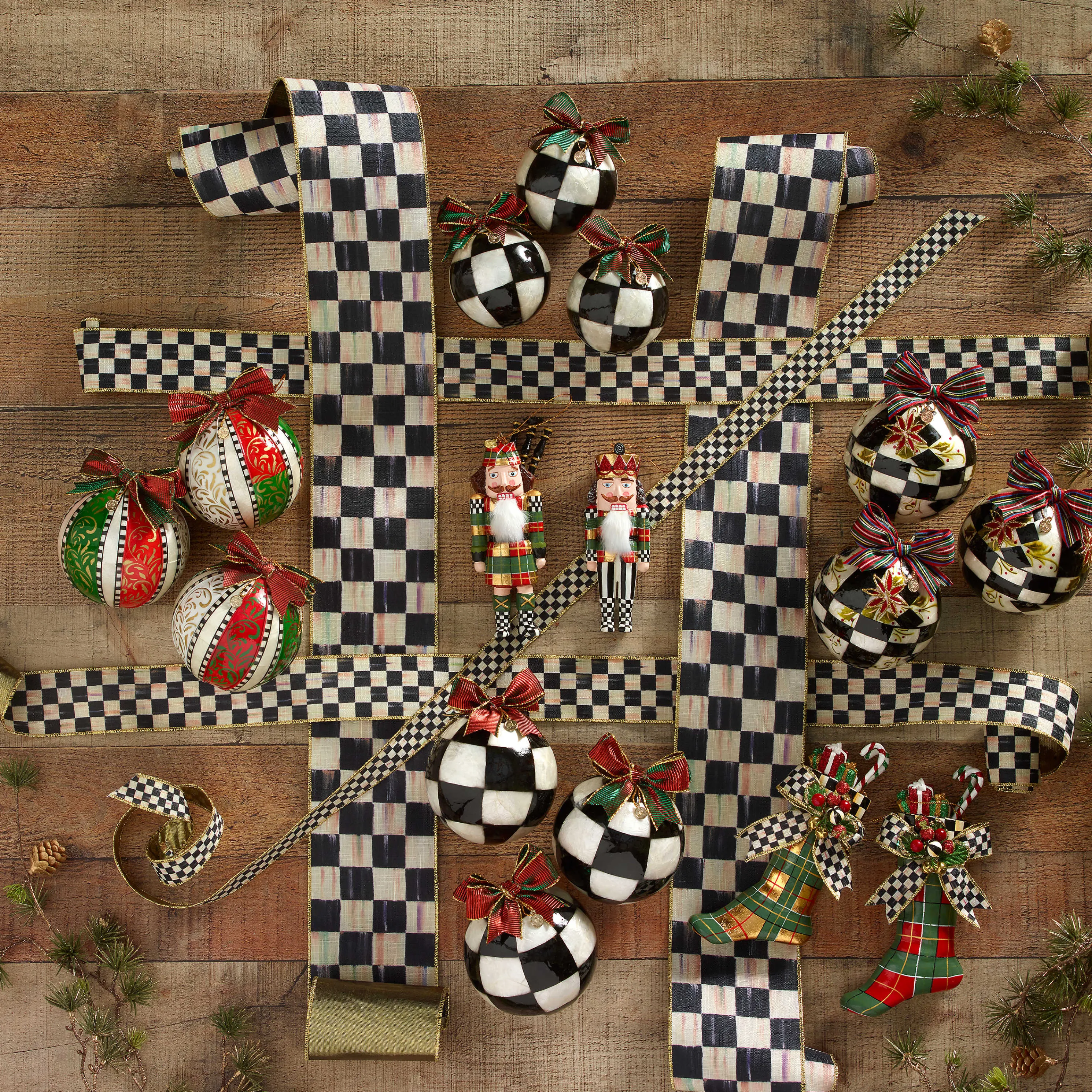 Courtly Check 4" Ribbon