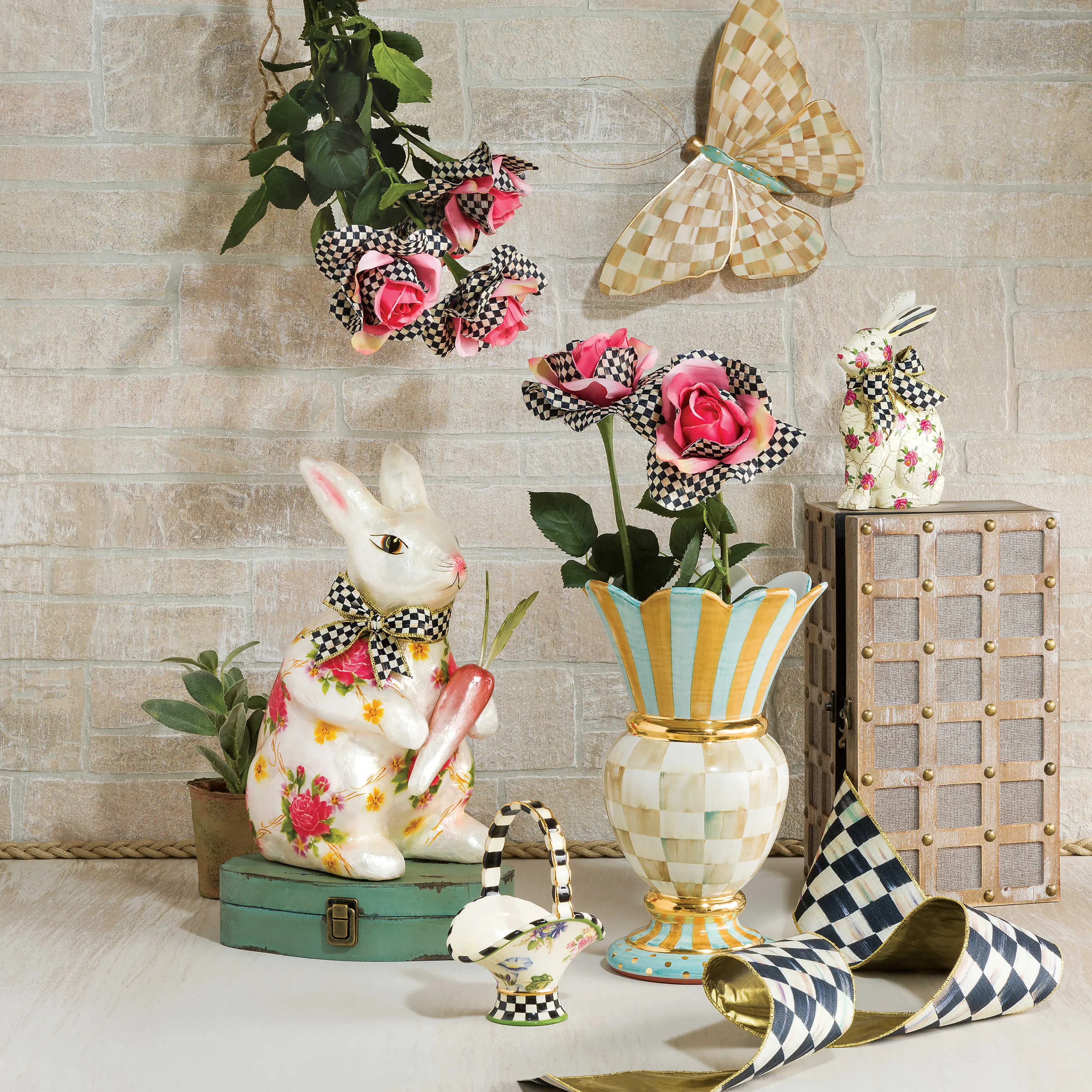 Courtly Check 4" Ribbon