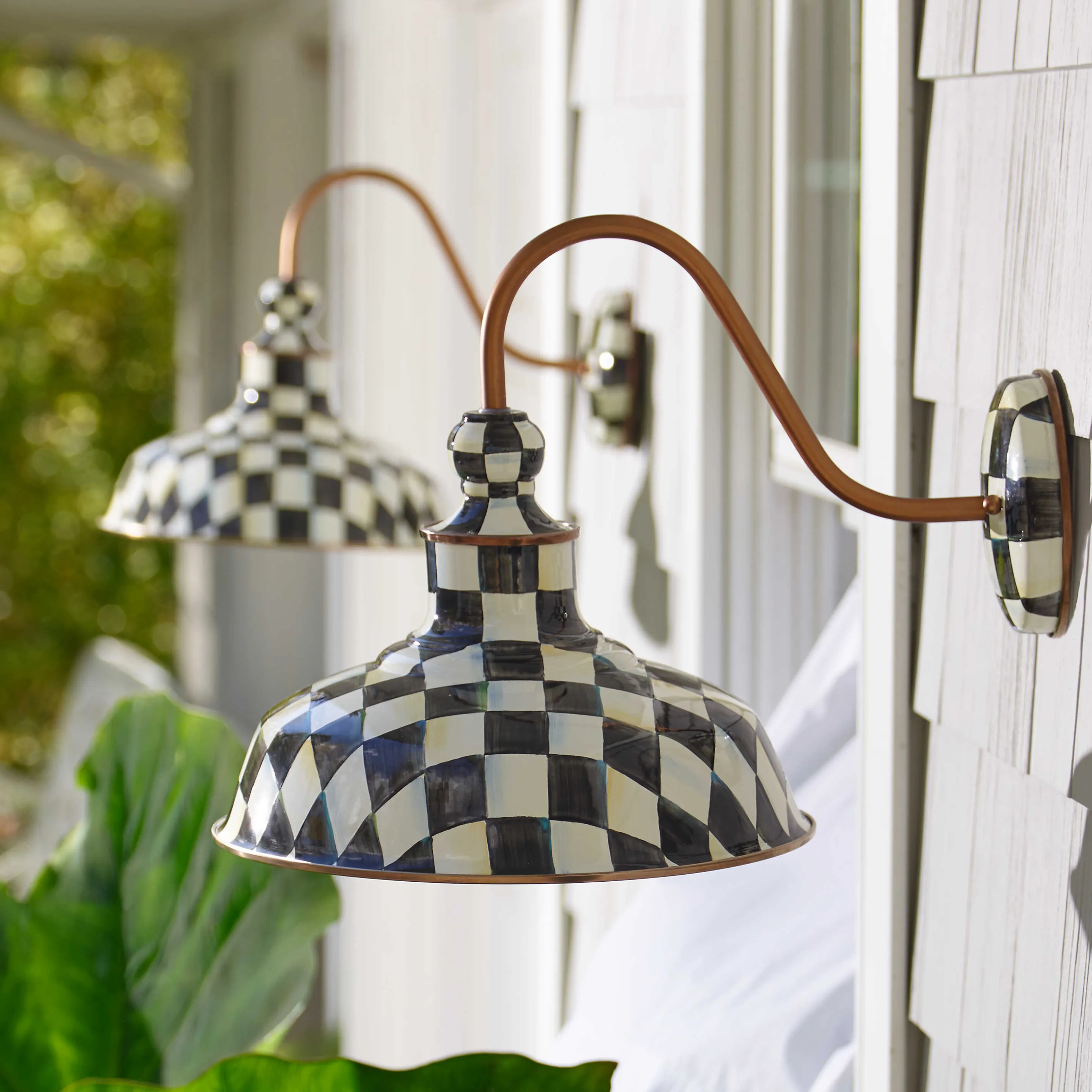 Courtly Check Barn Sconce - 12"