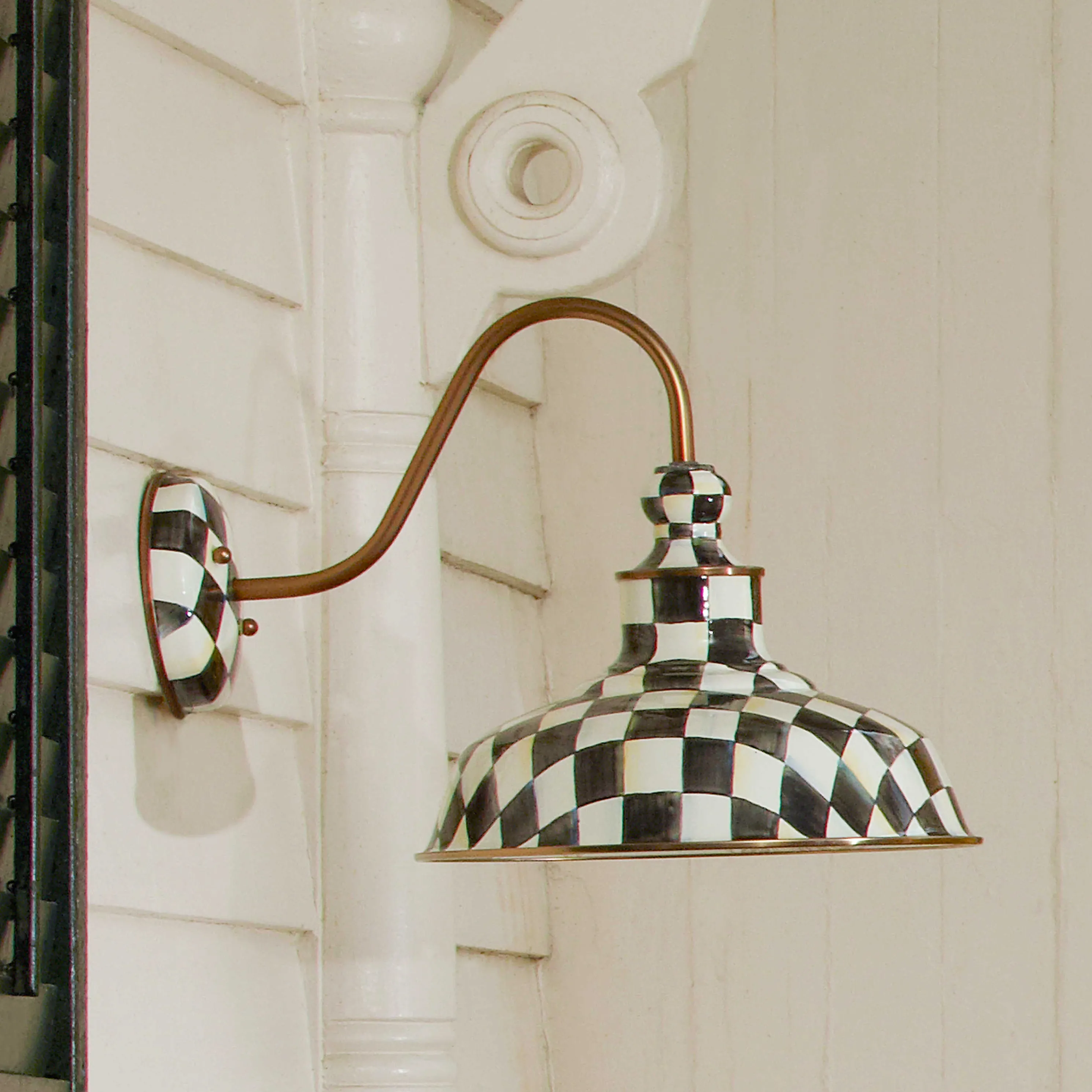 Courtly Check Barn Sconce - 12"