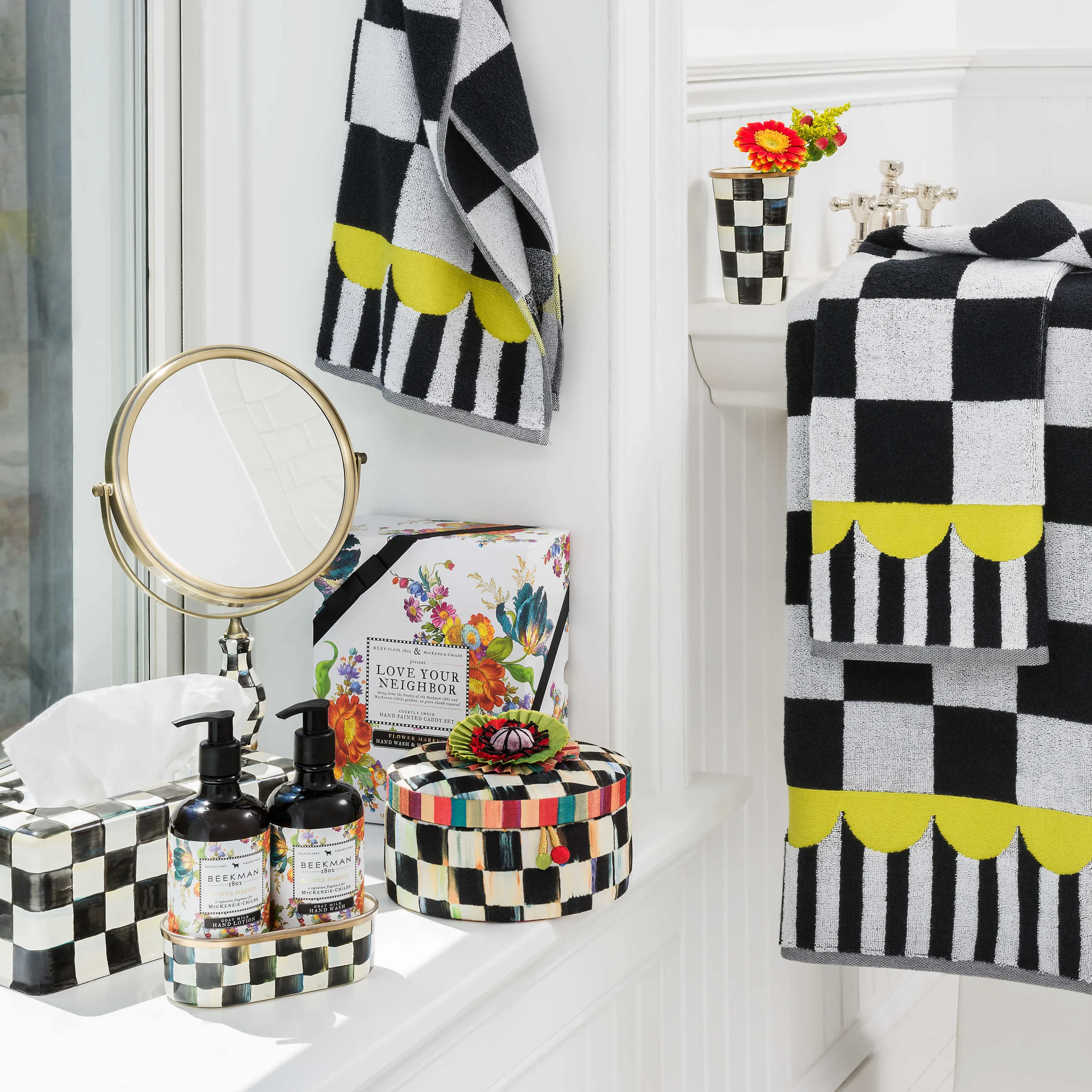 Courtly Check Bath Towel