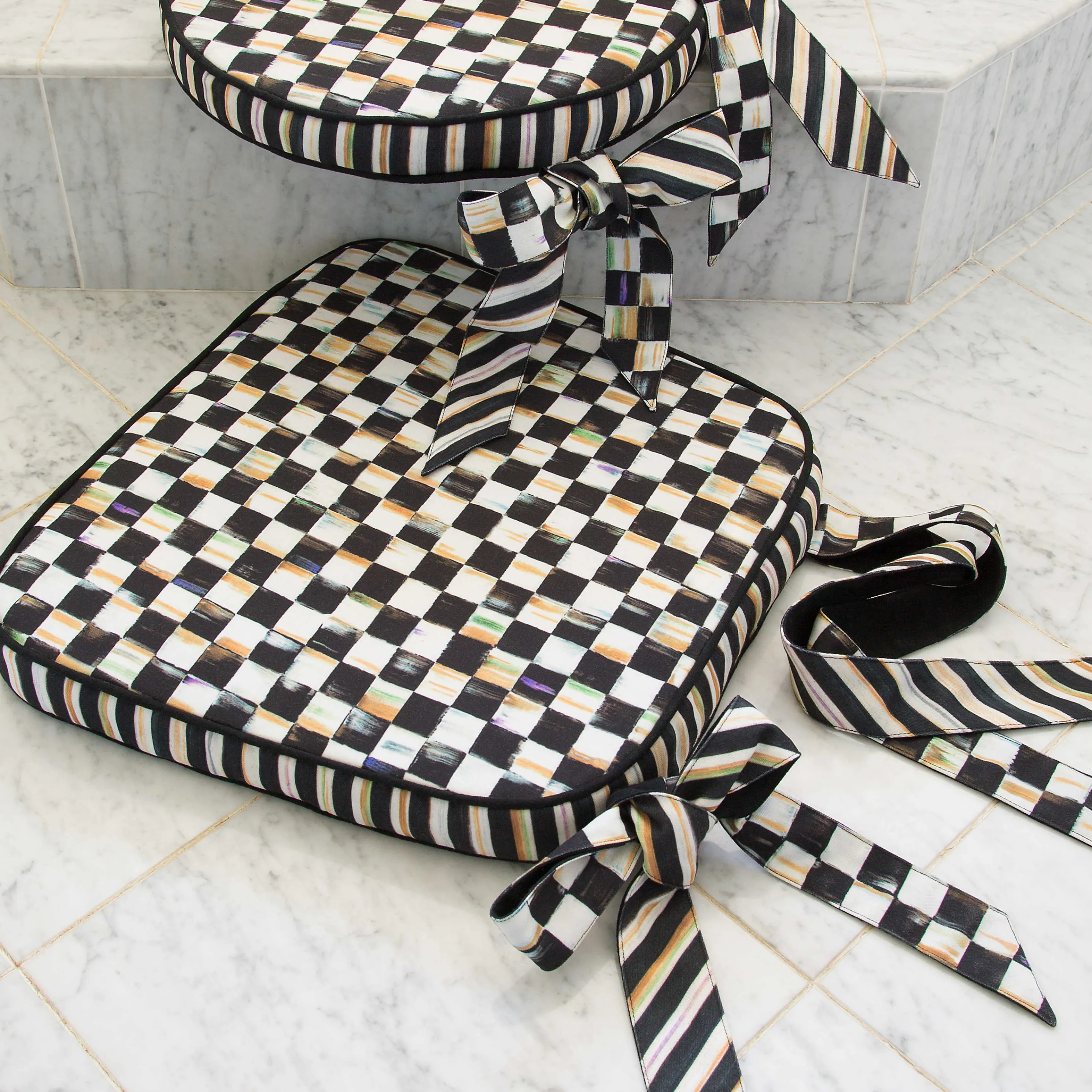 Courtly Check Chair Cushion