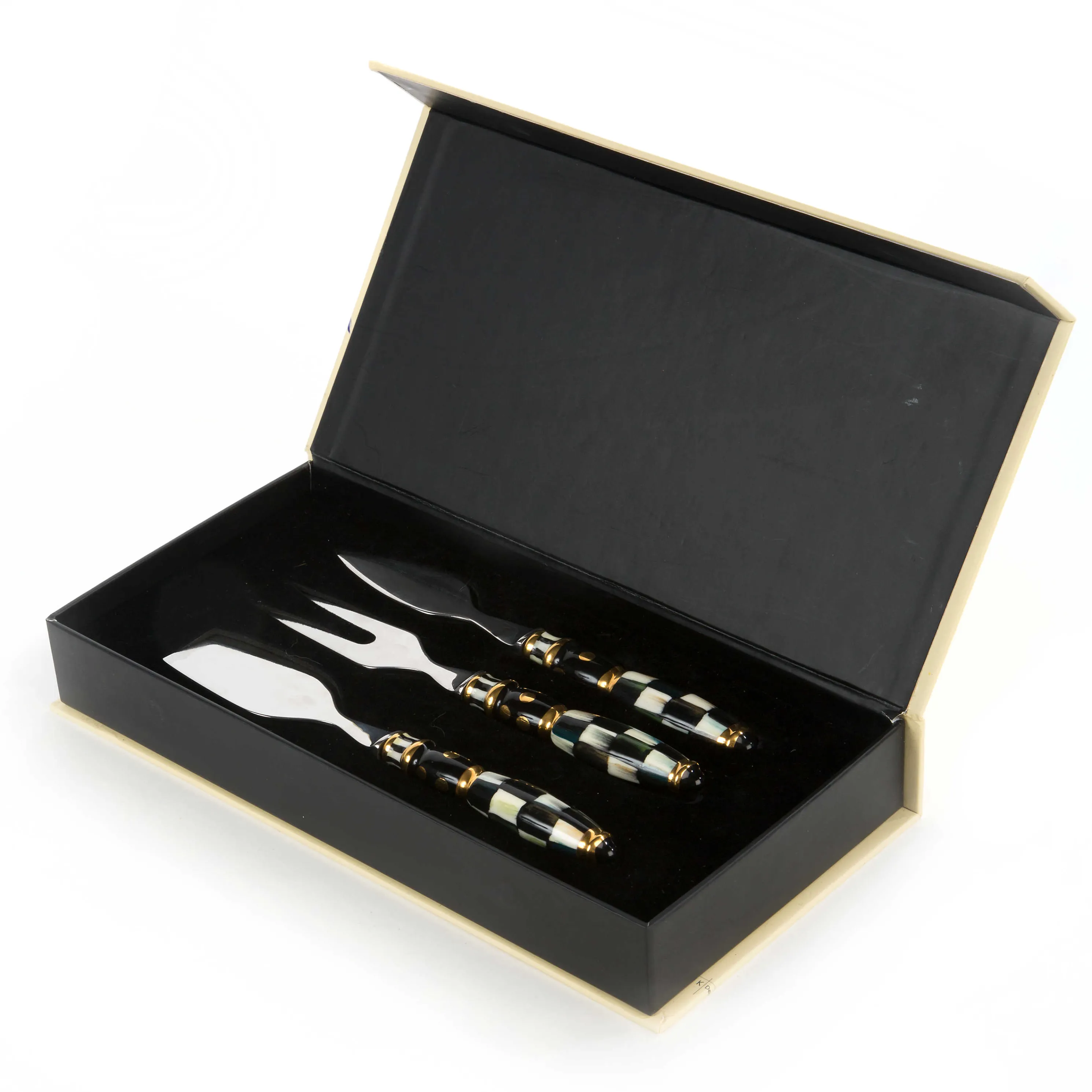 Courtly Check Cheese Knife Set