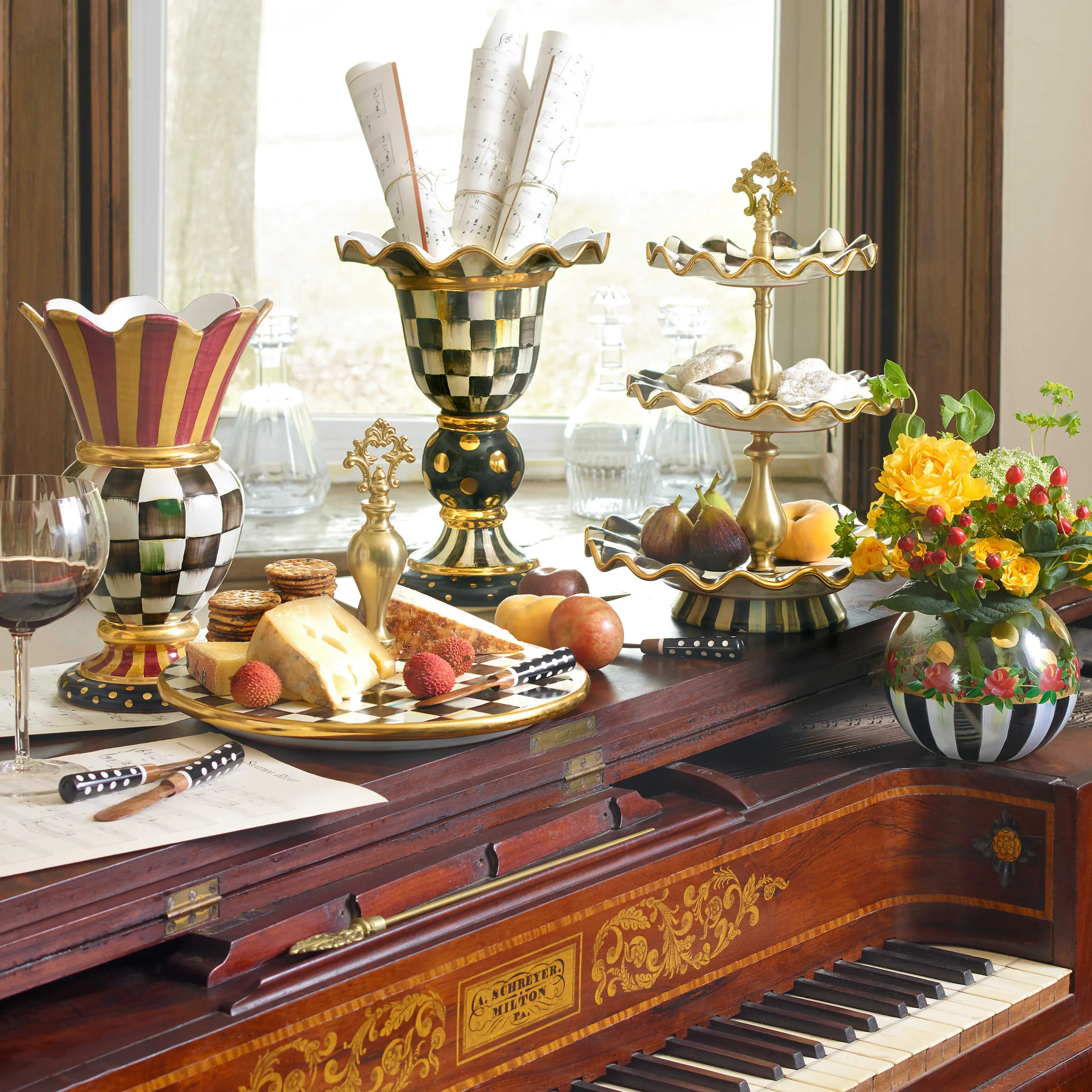 Courtly Check Cheese Course