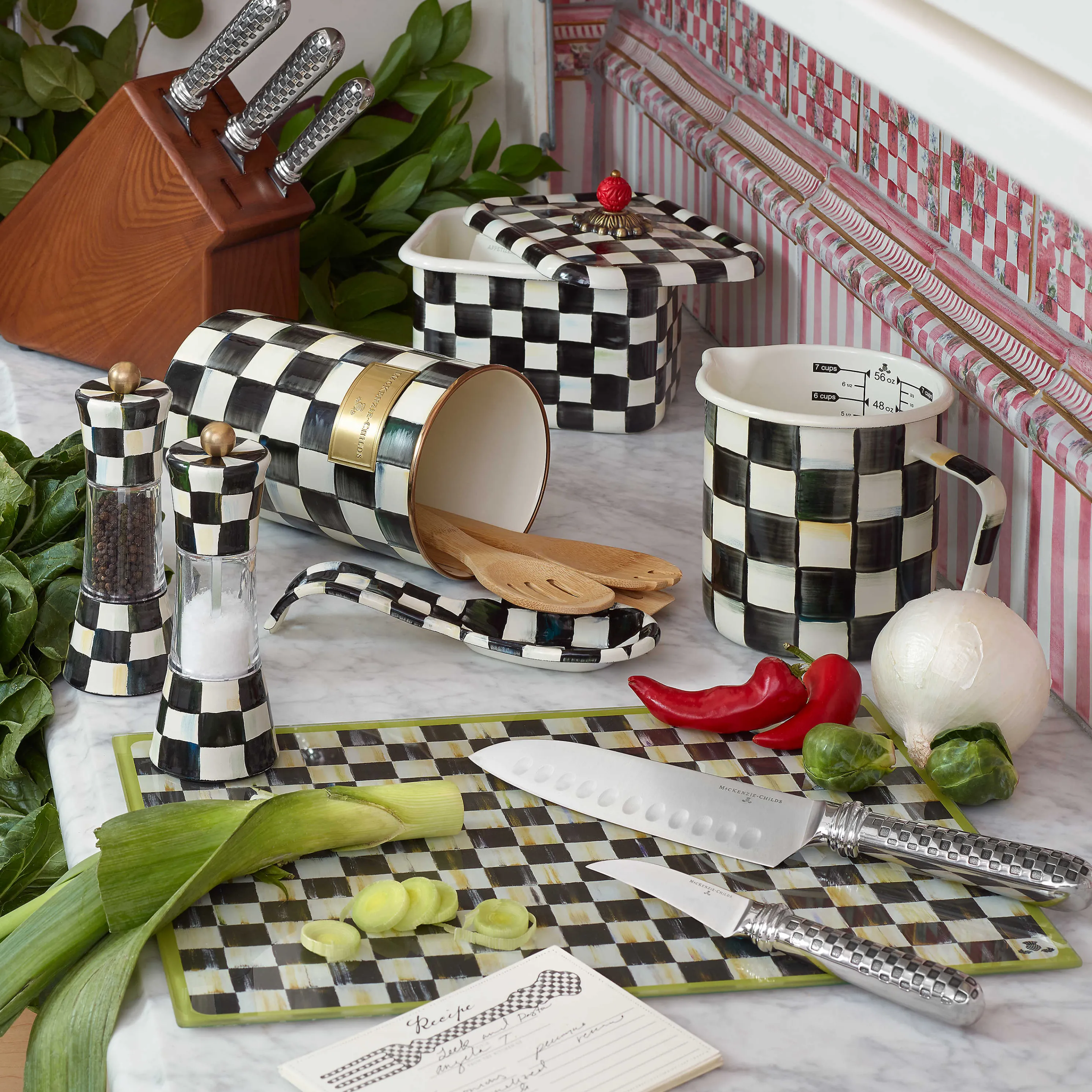 Courtly Check Cutting Board - Large