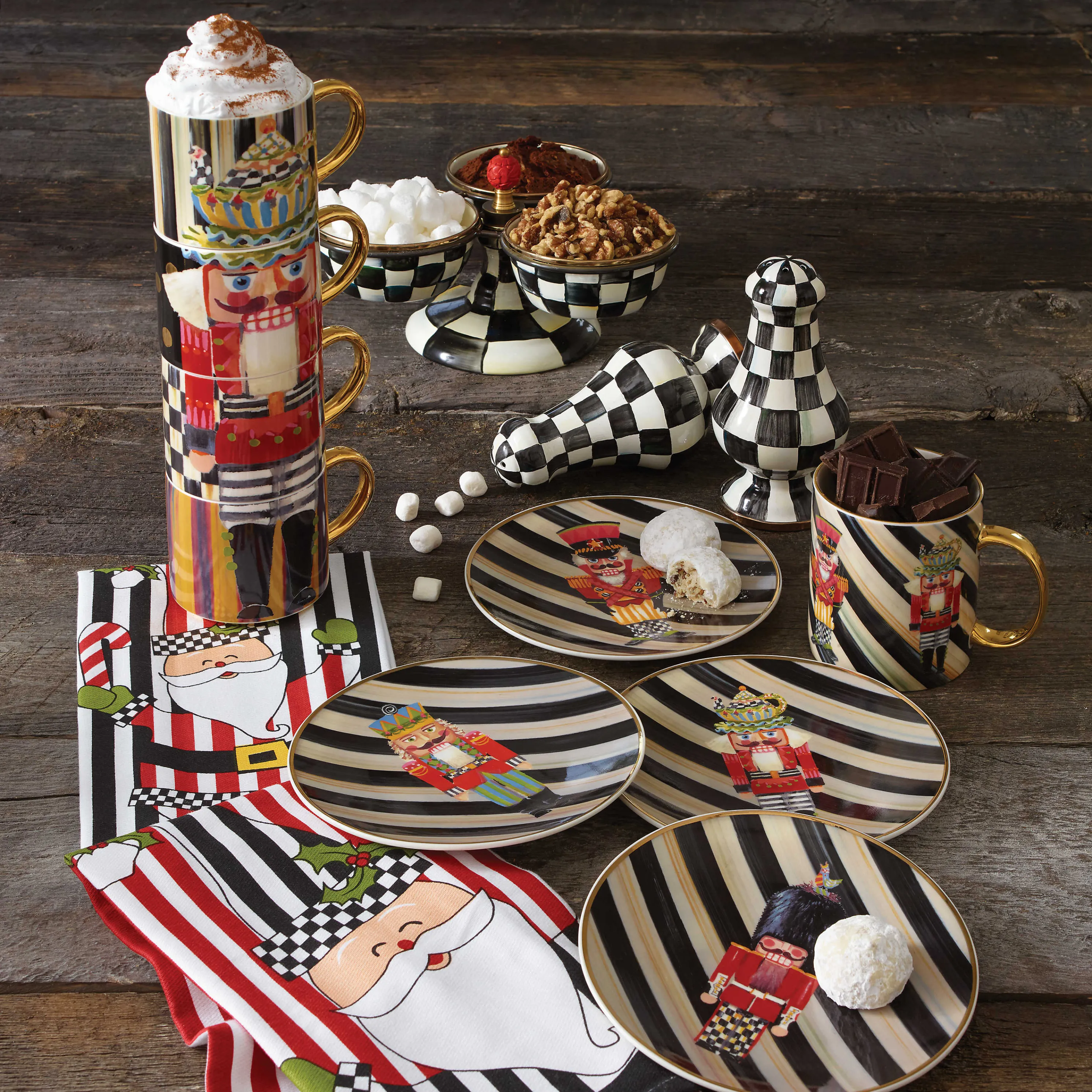 Courtly Check Enamel Triplicity