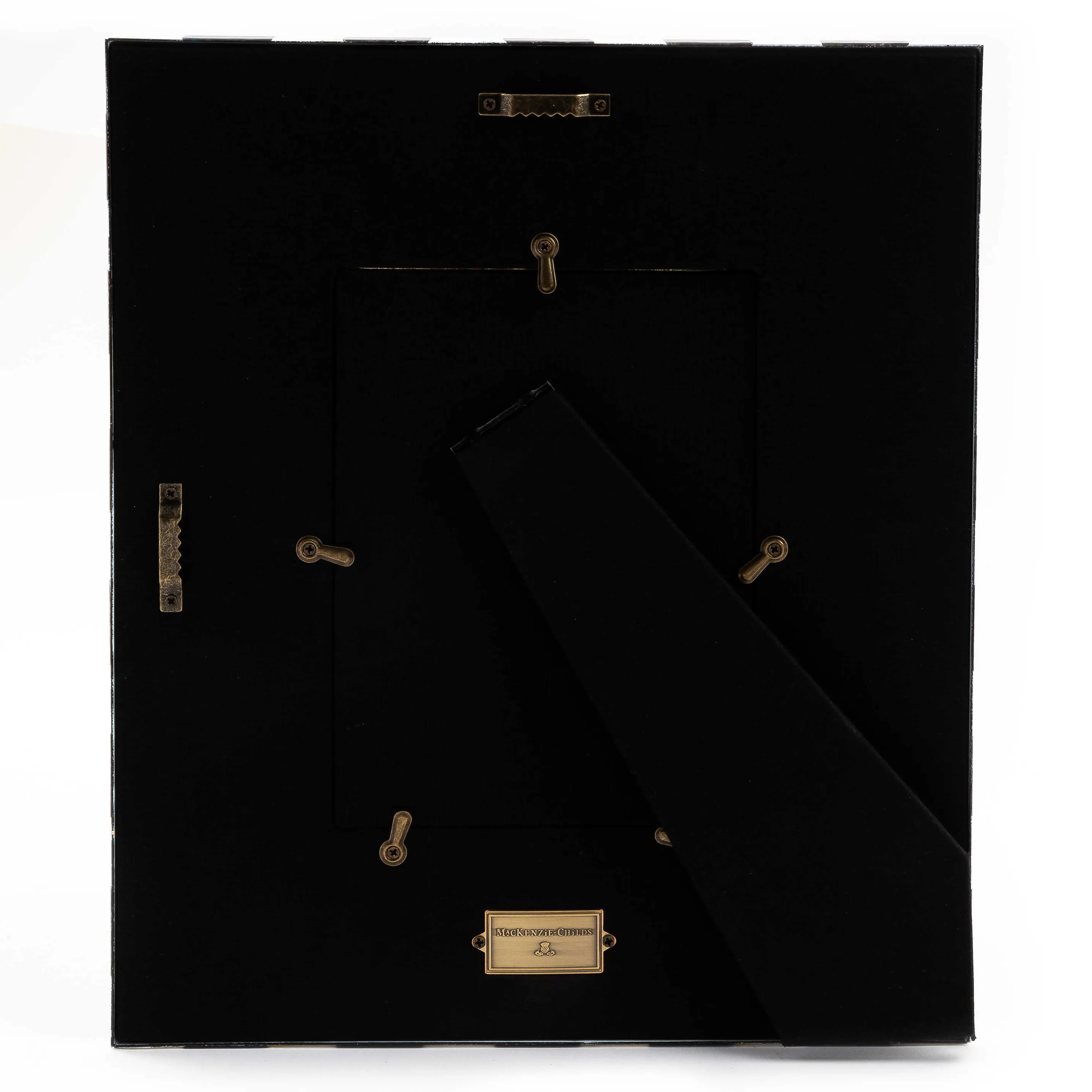 Courtly Check Enamel Frame - 5" X 7"