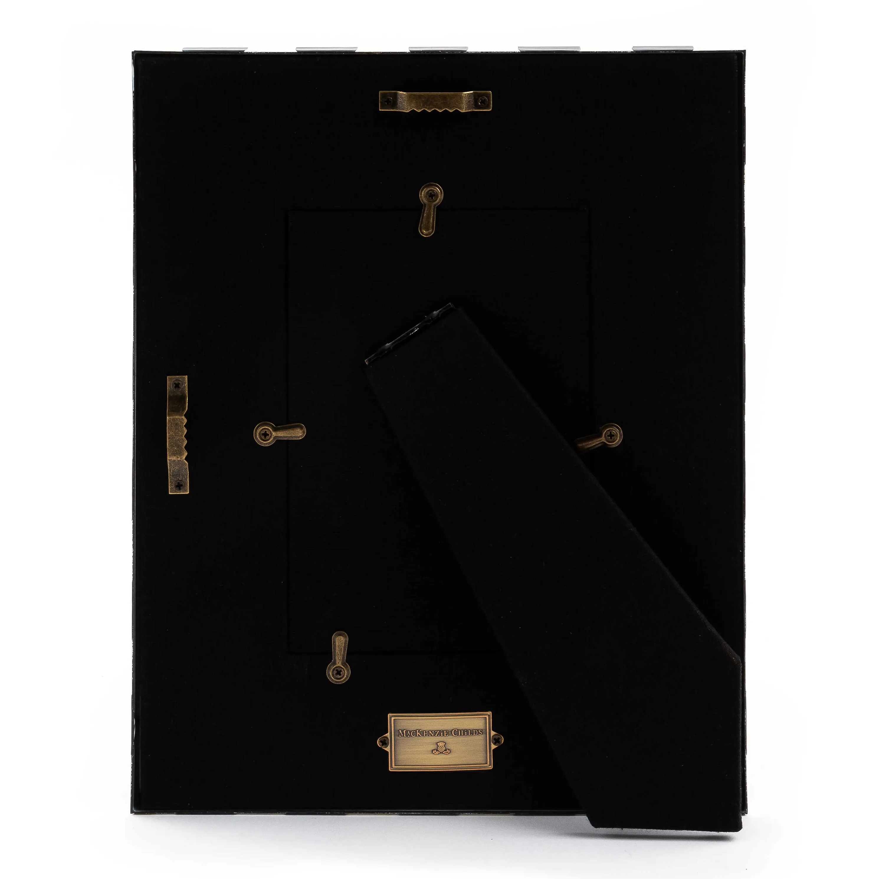 Courtly Check Enamel Frame - 4" X 6"