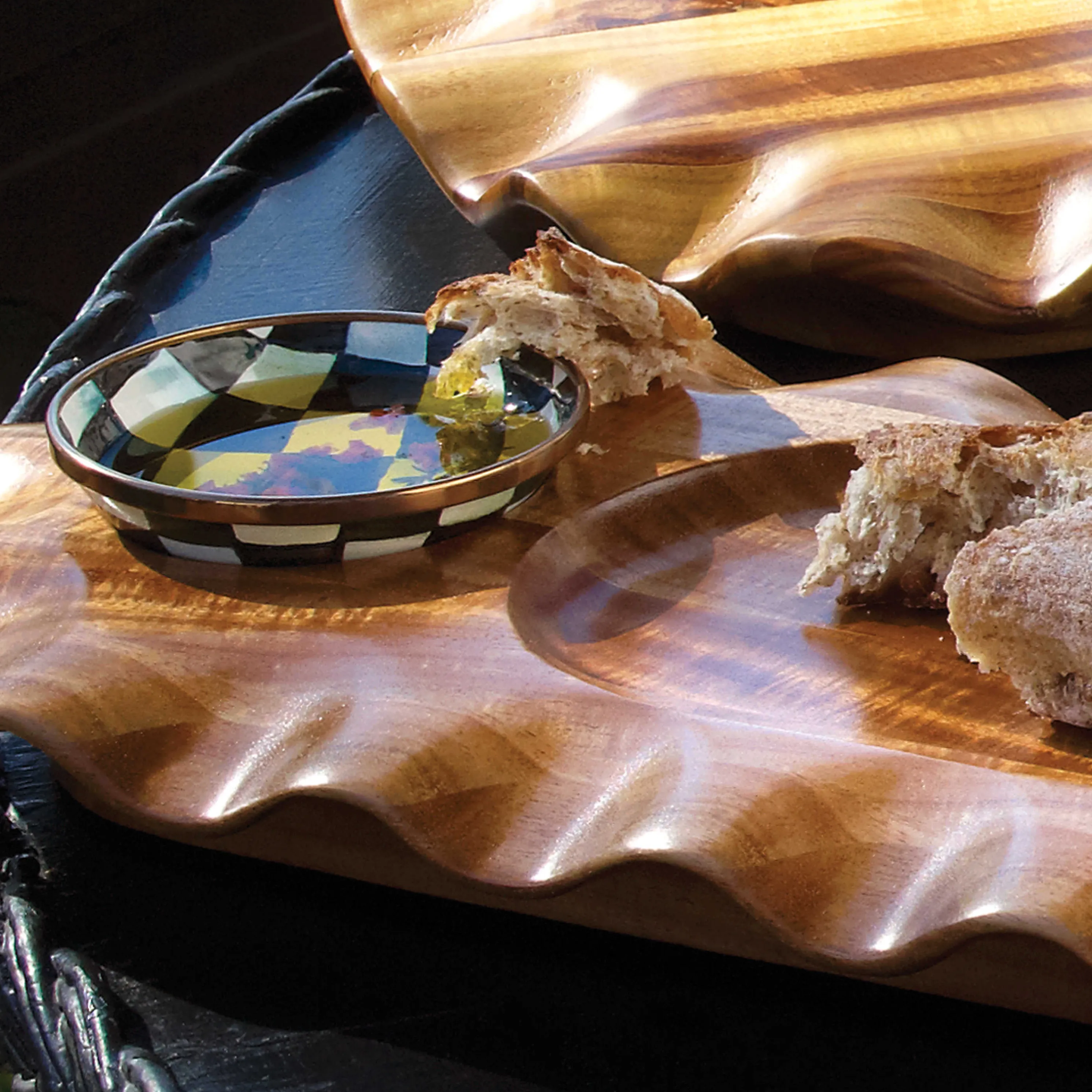 Courtly Check Enamel Dipping Bowl