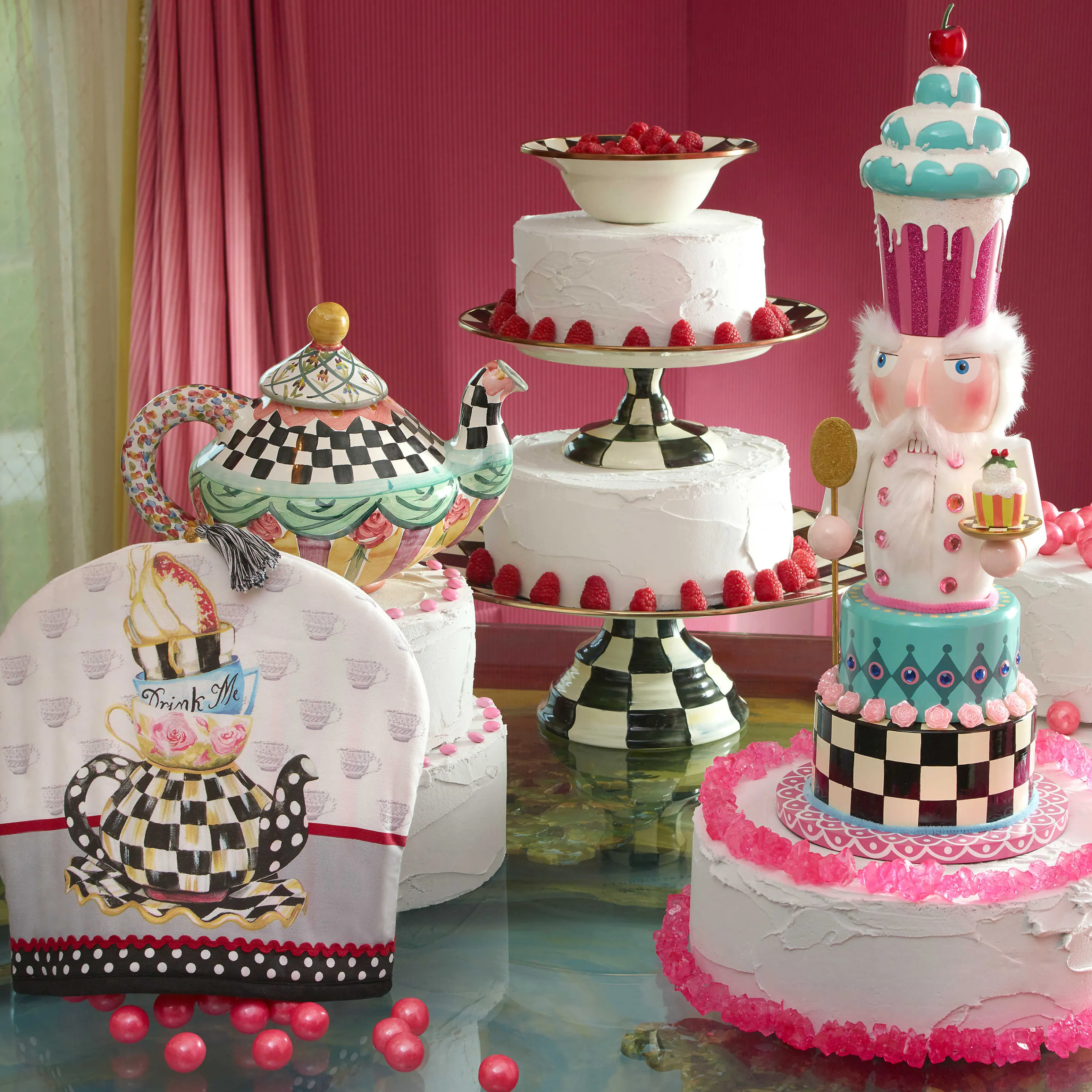 Courtly Check Enamel Breakfast Bowl