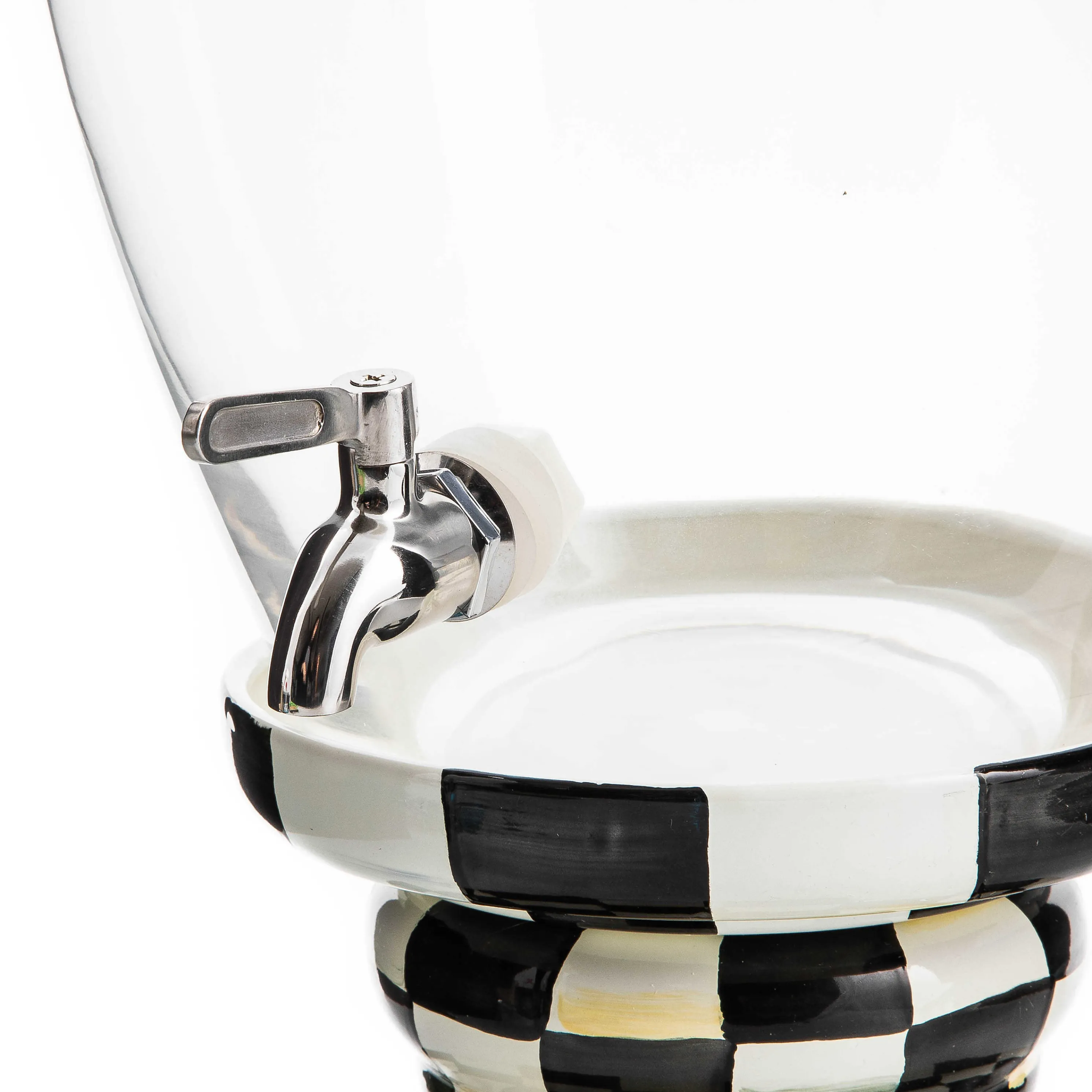 Courtly Check Enamel Beverage Hostess