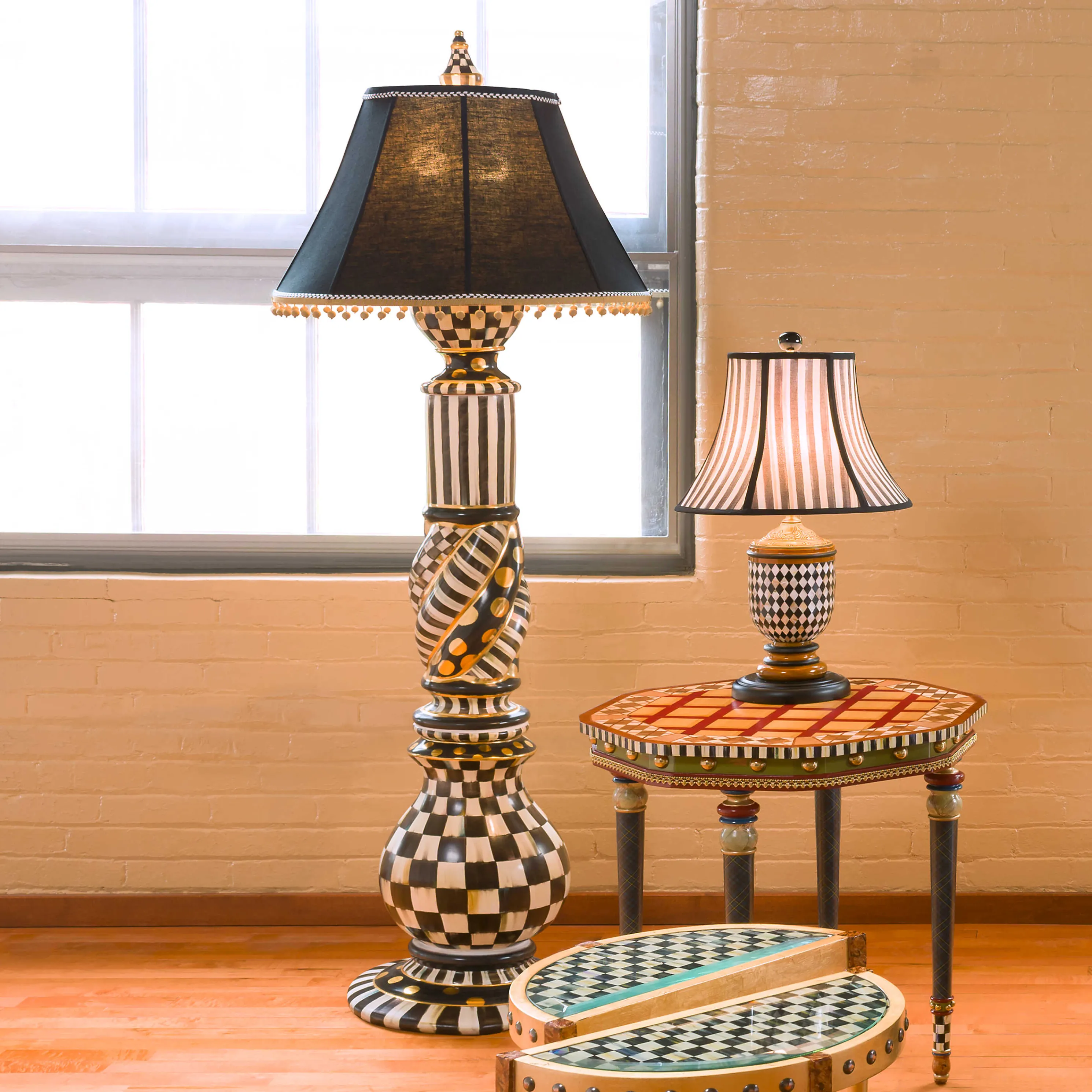 Courtly Check Floor Lamp