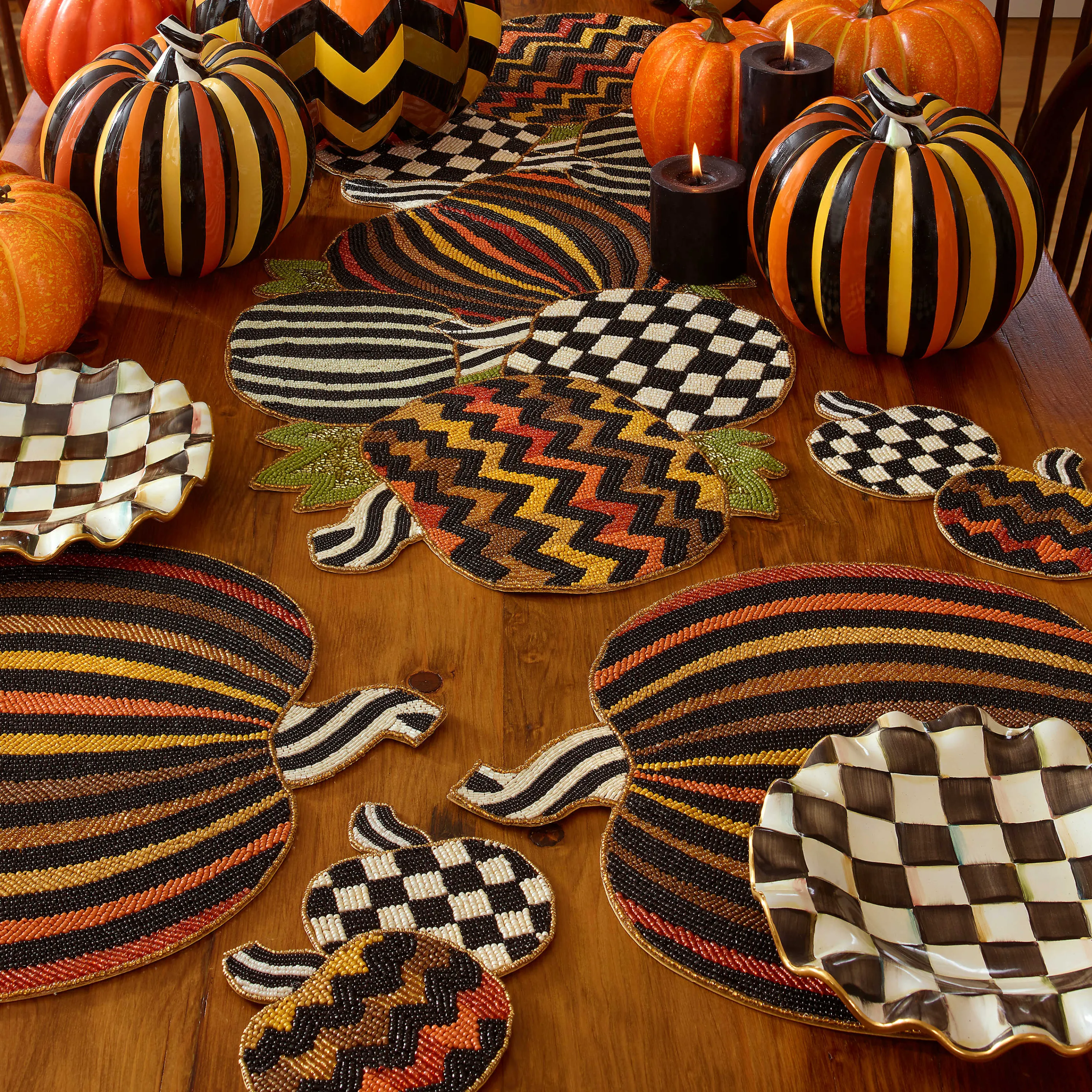 Courtly Check Fluted Dessert Plate