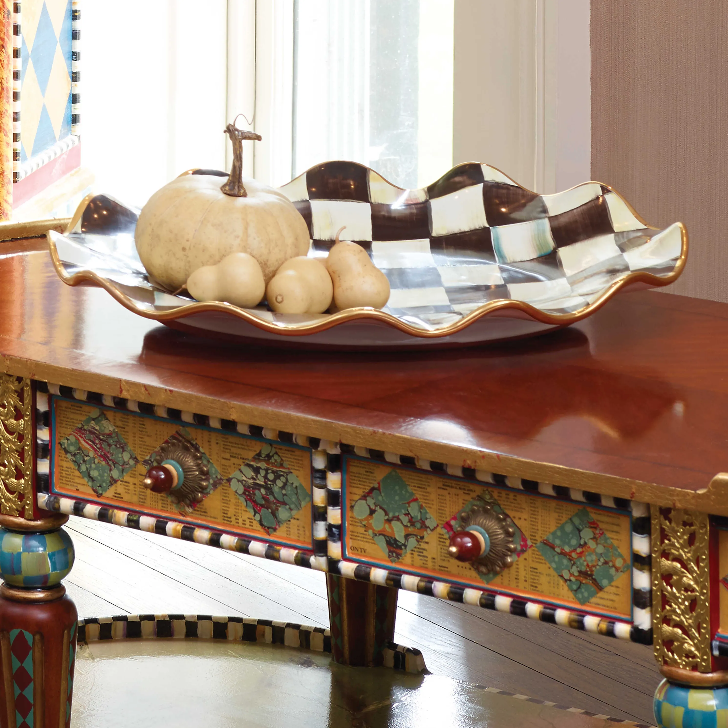 Courtly Check Large Serving Platter