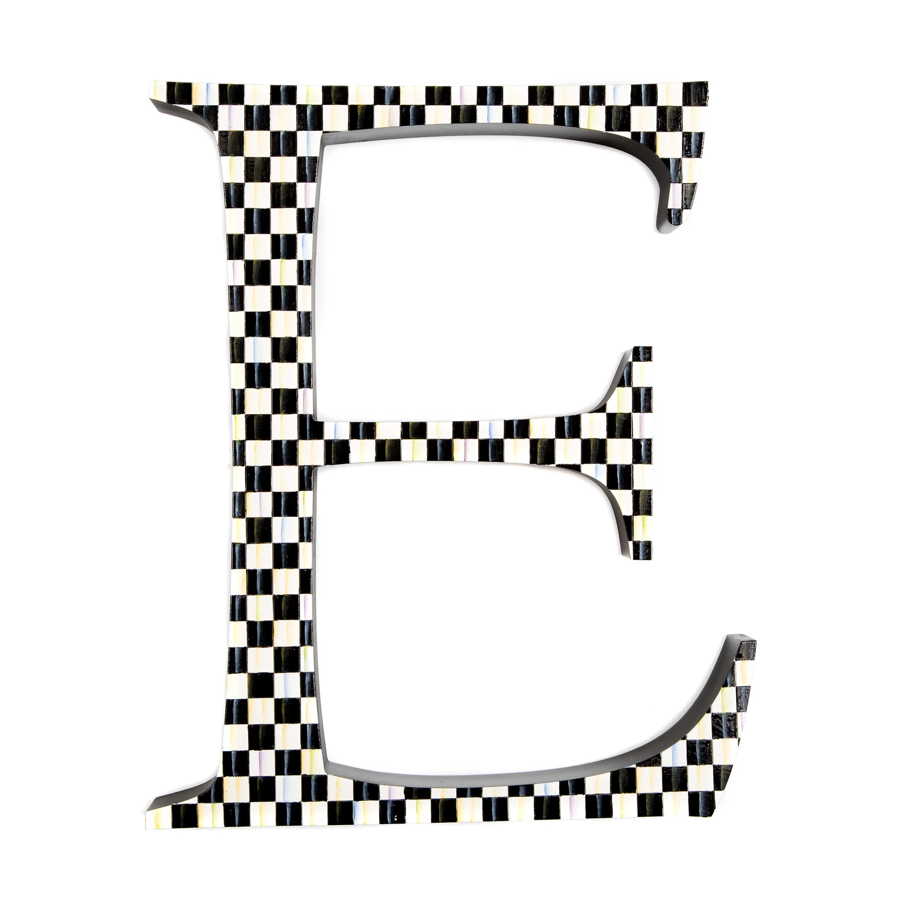 Courtly Check Letter - E