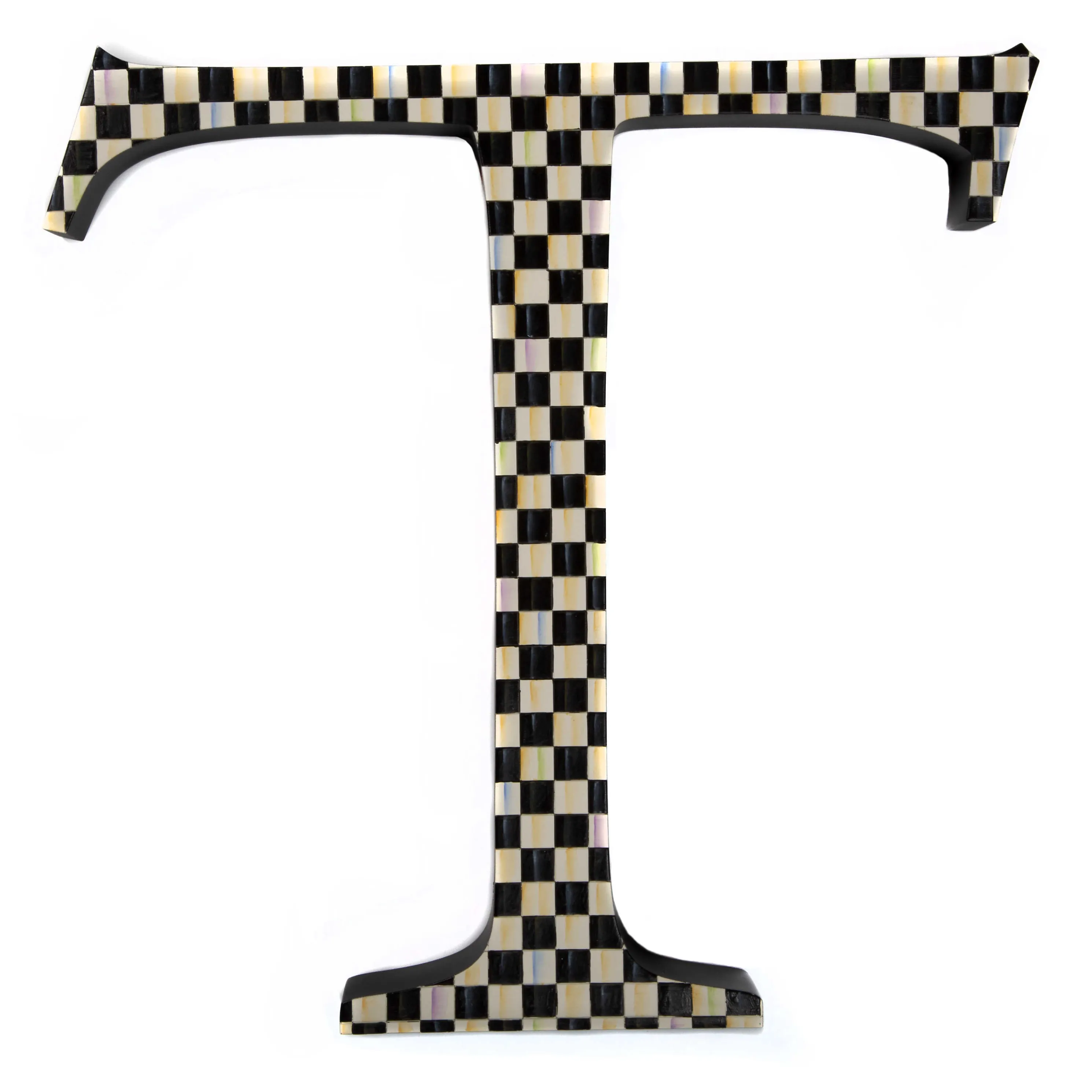 Courtly Check Letter - T