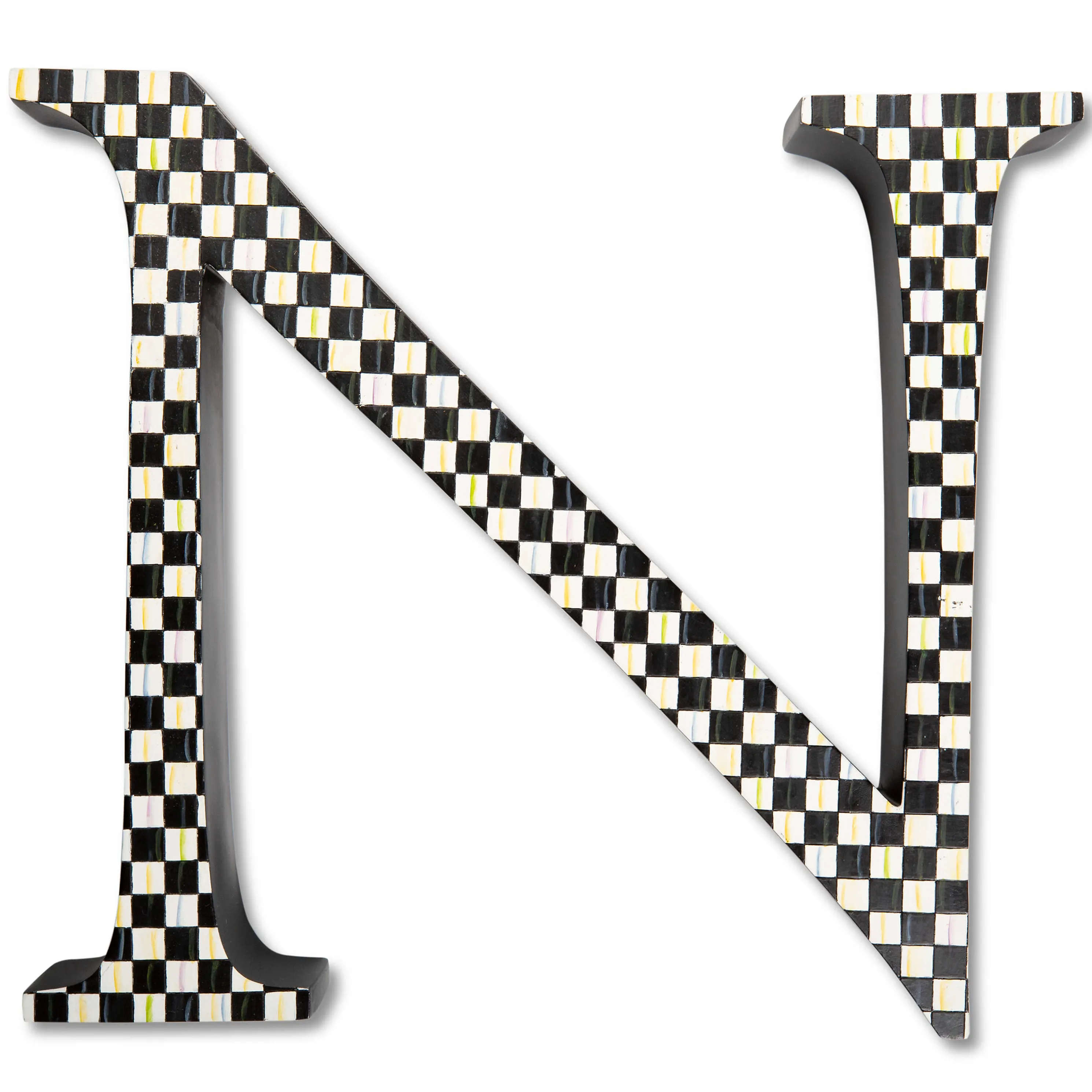 Courtly Check Letter - N