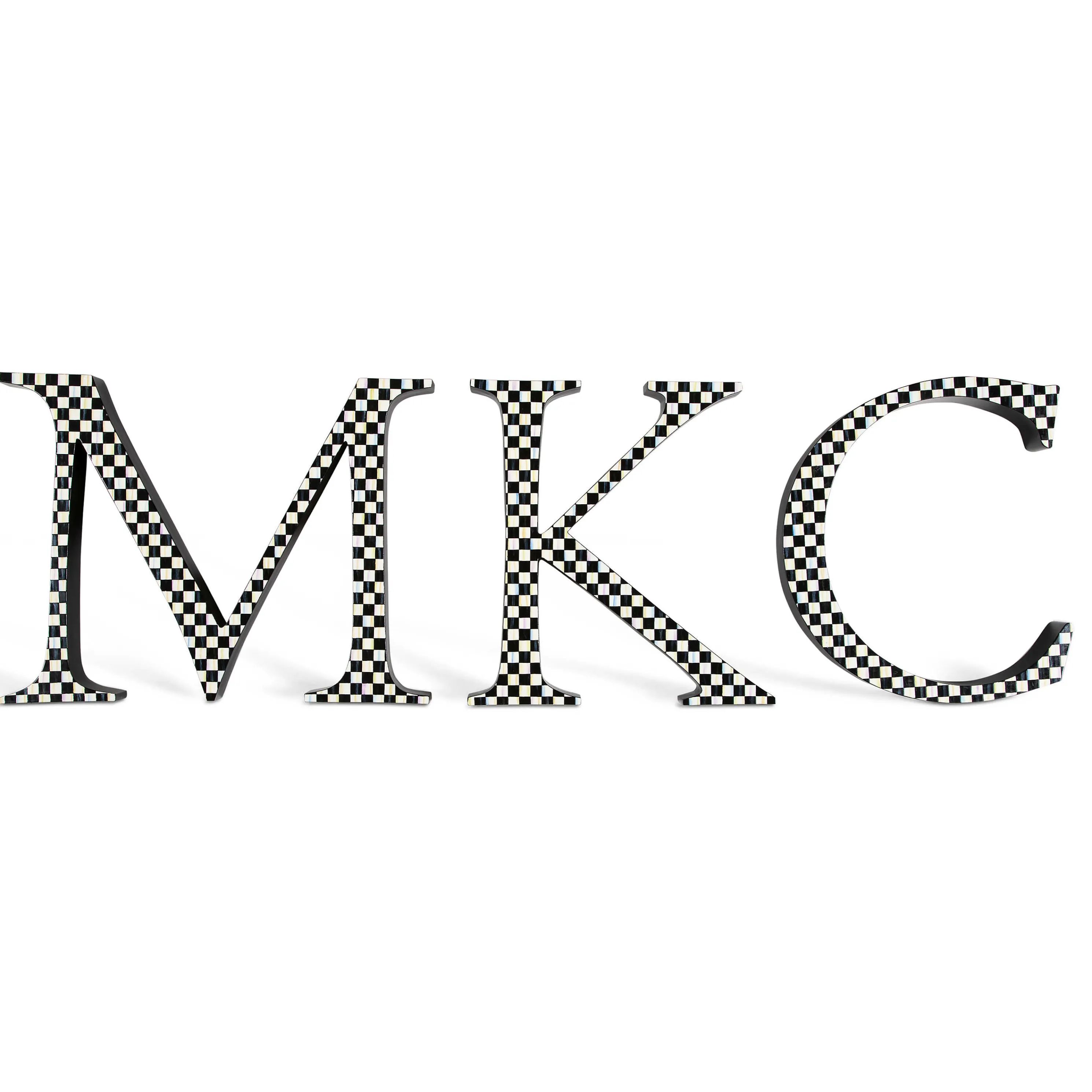 Courtly Check Letter - K