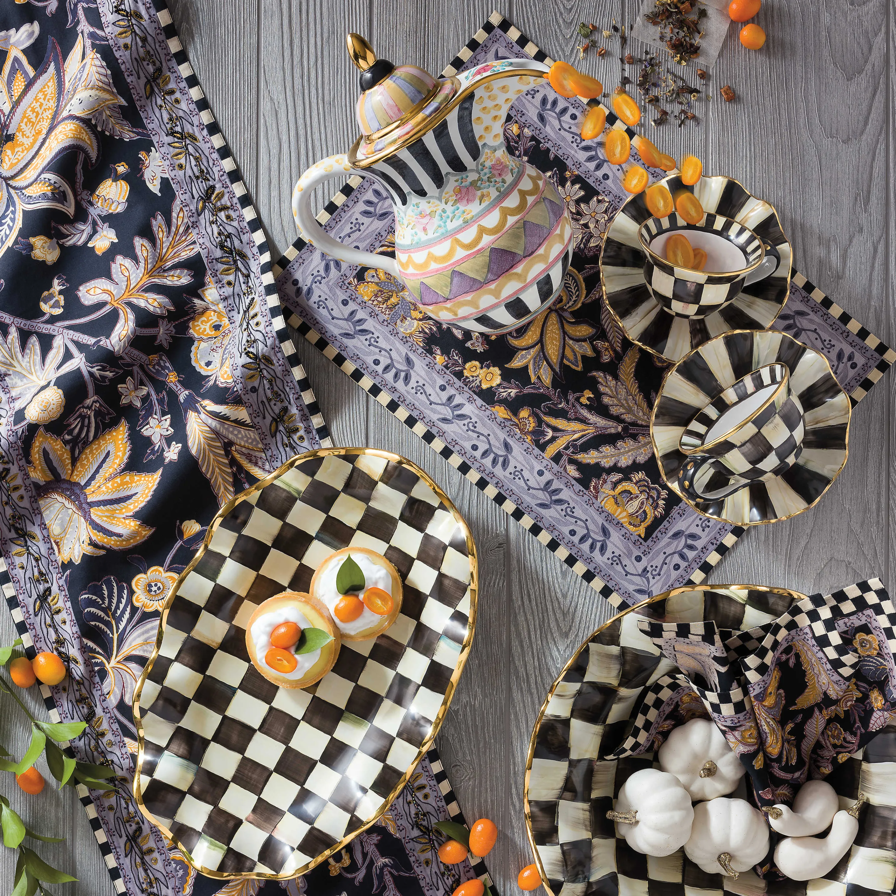 Courtly Check Saucer