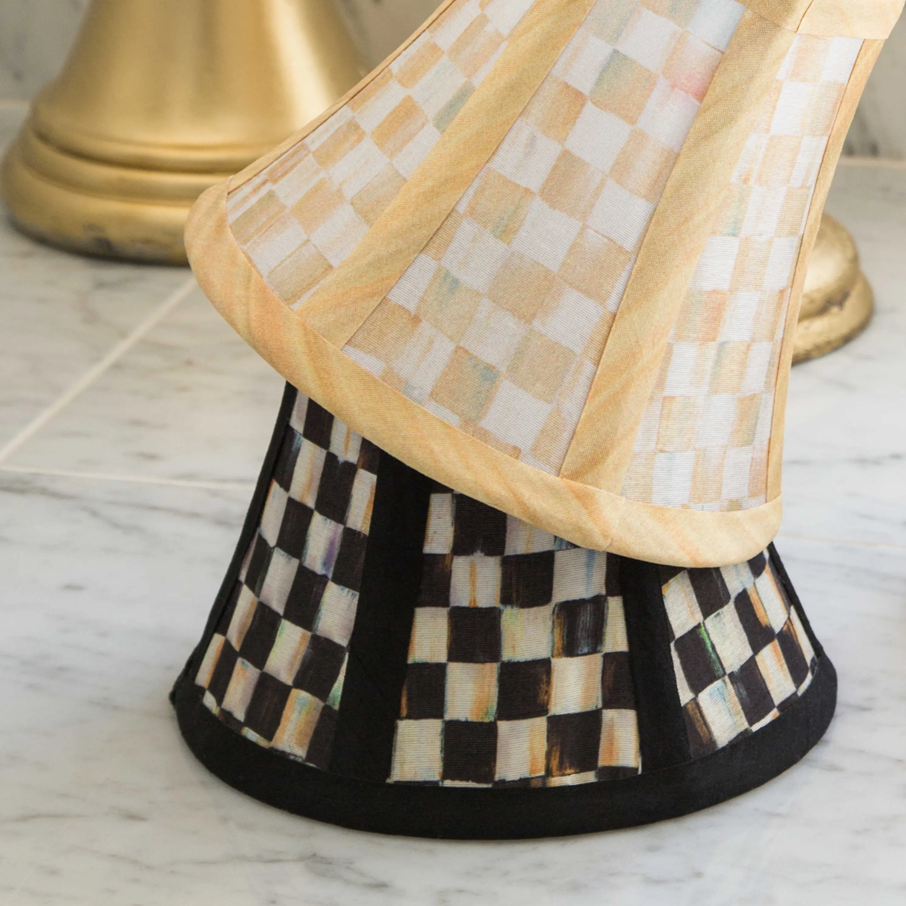 Courtly Check Shade - Chandelier