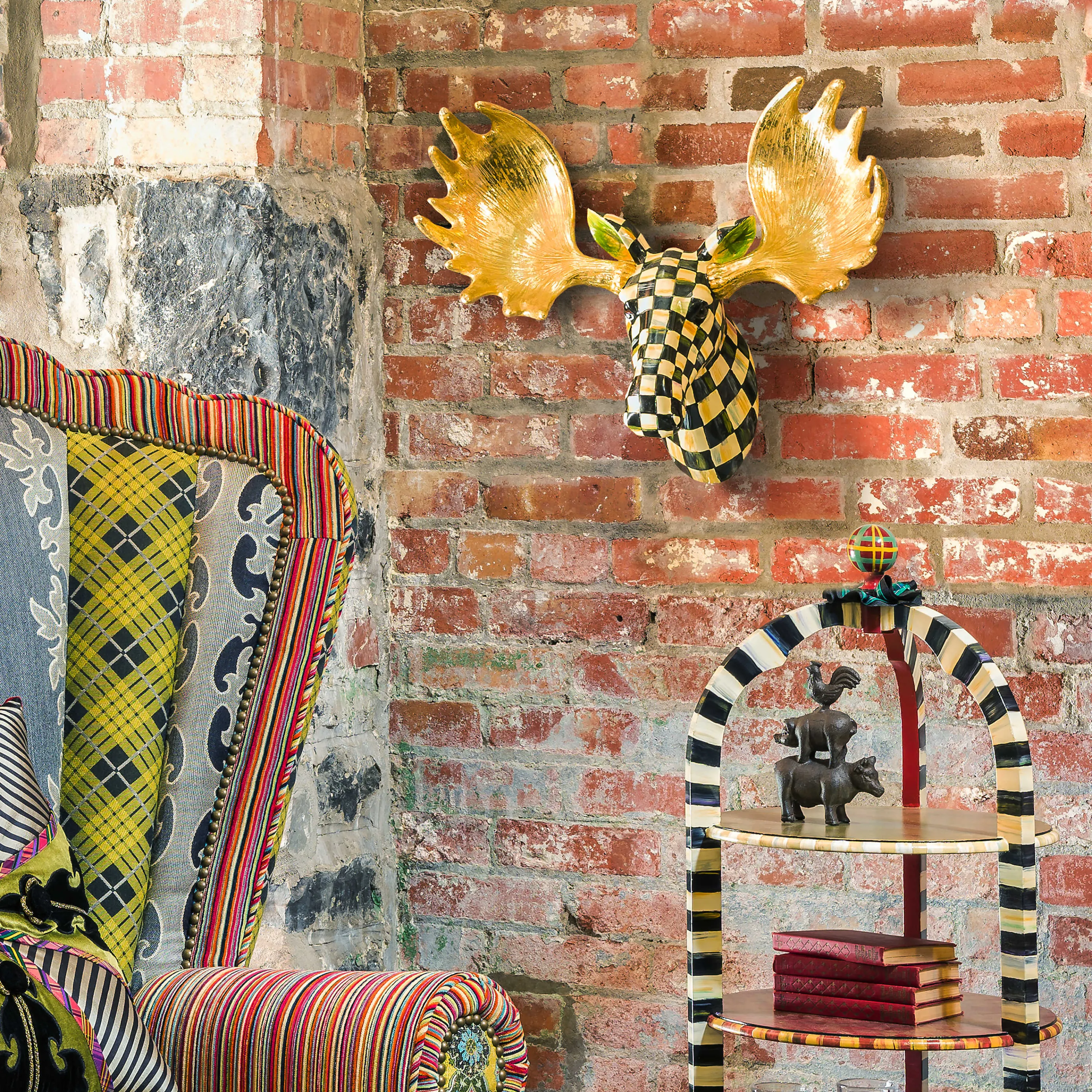 Courtly Check Small Moose