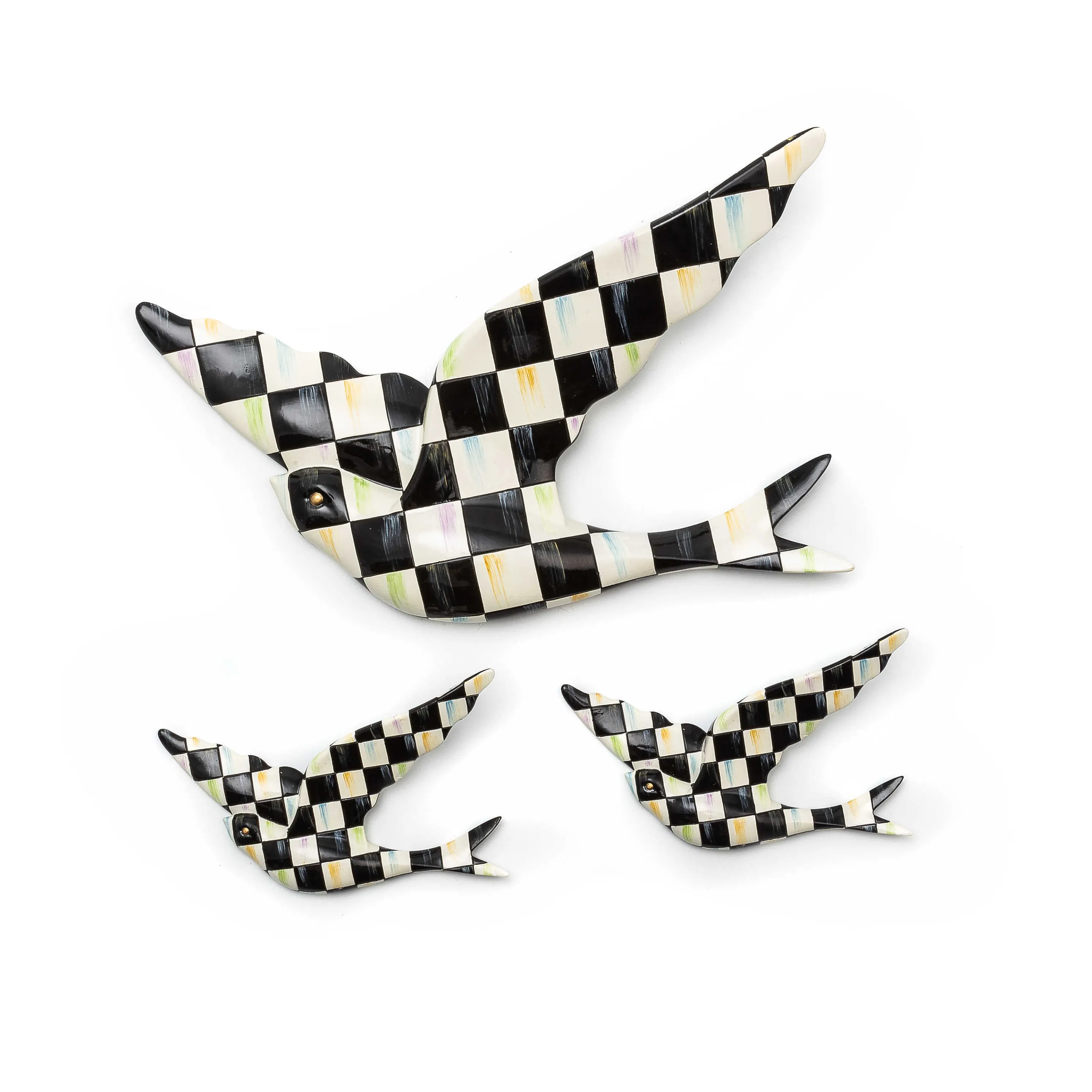 Courtly Check Swallowtail Duo Wall Decor