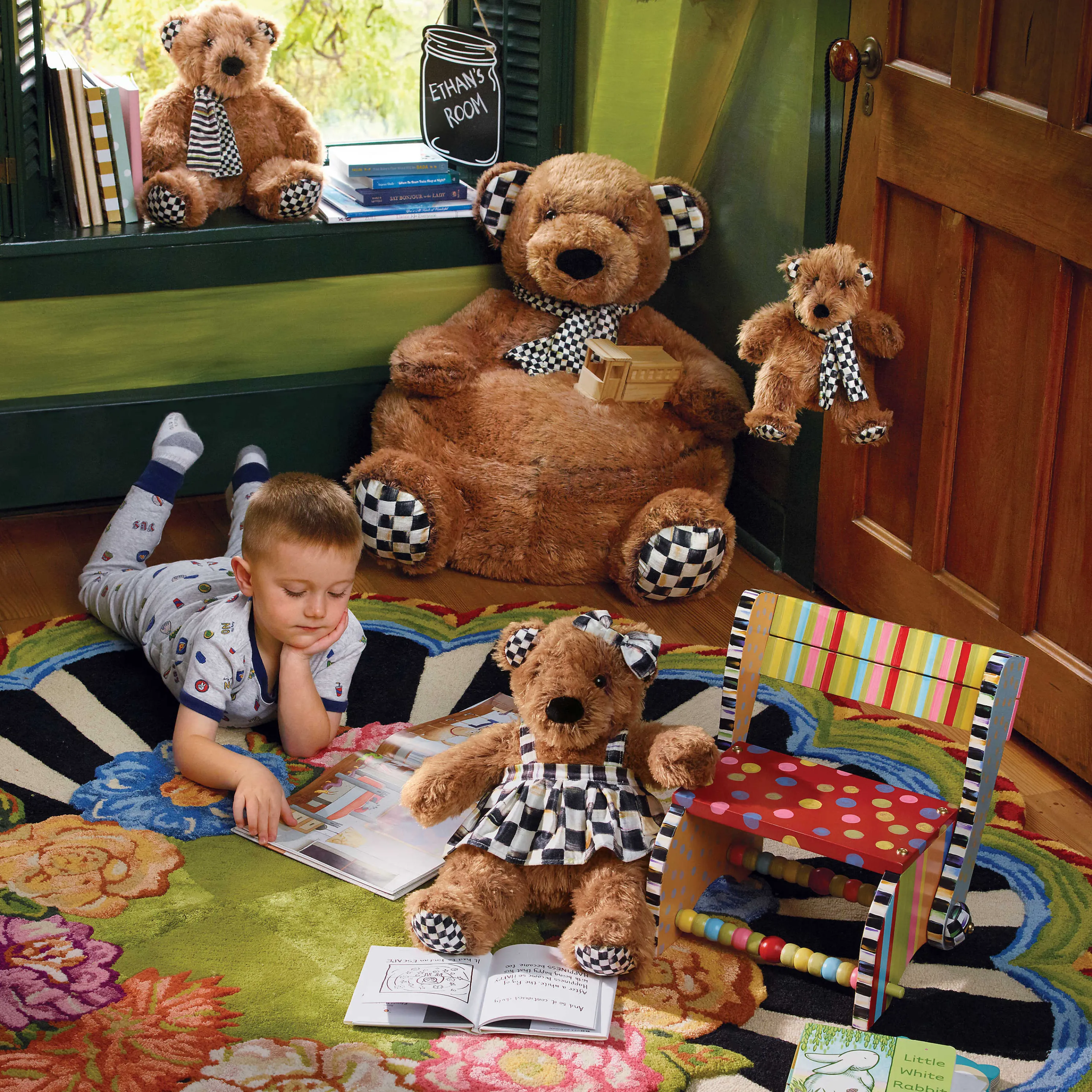 Cutting Garden Rug - 6' Round