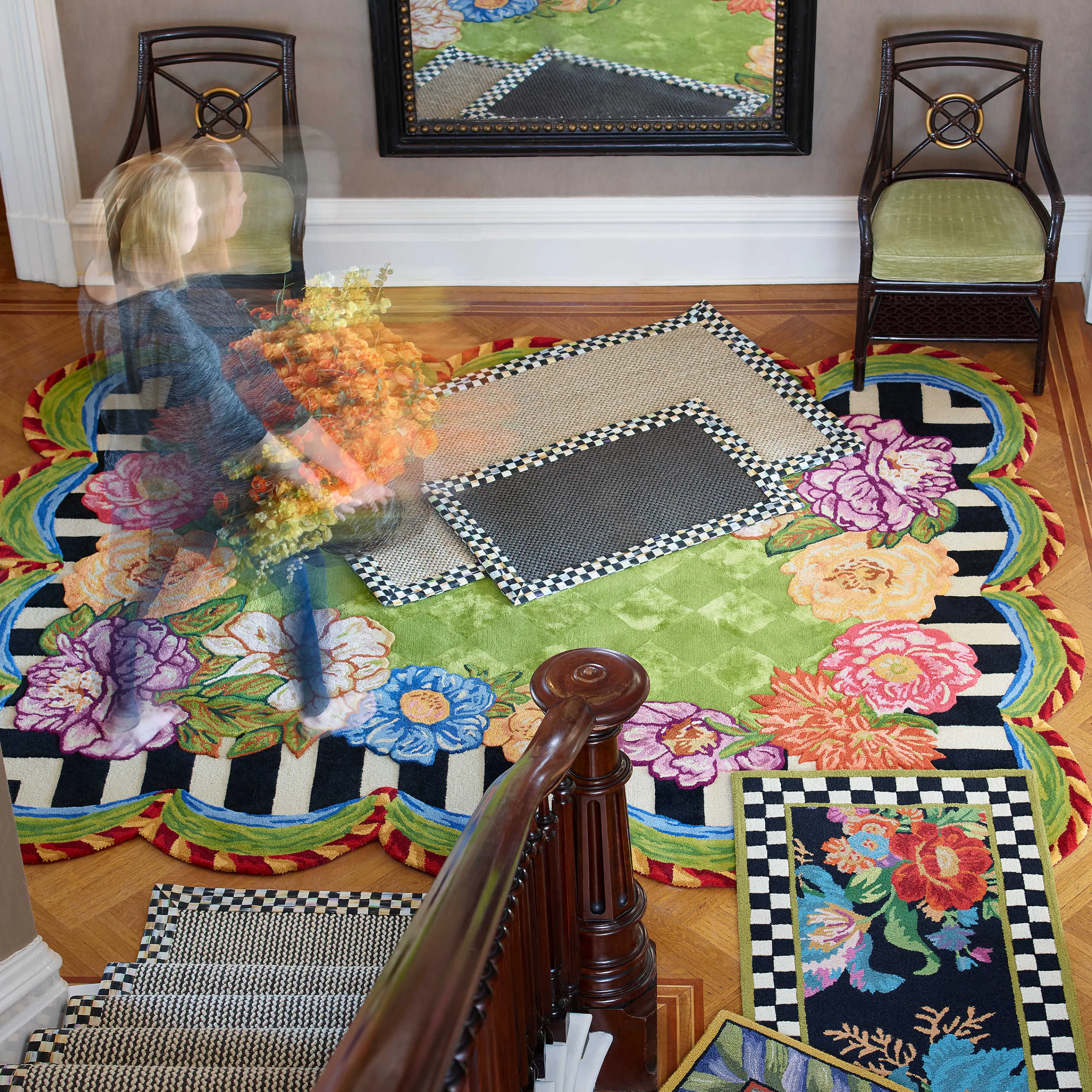 Cutting Garden Rug - 6'5" X 8'