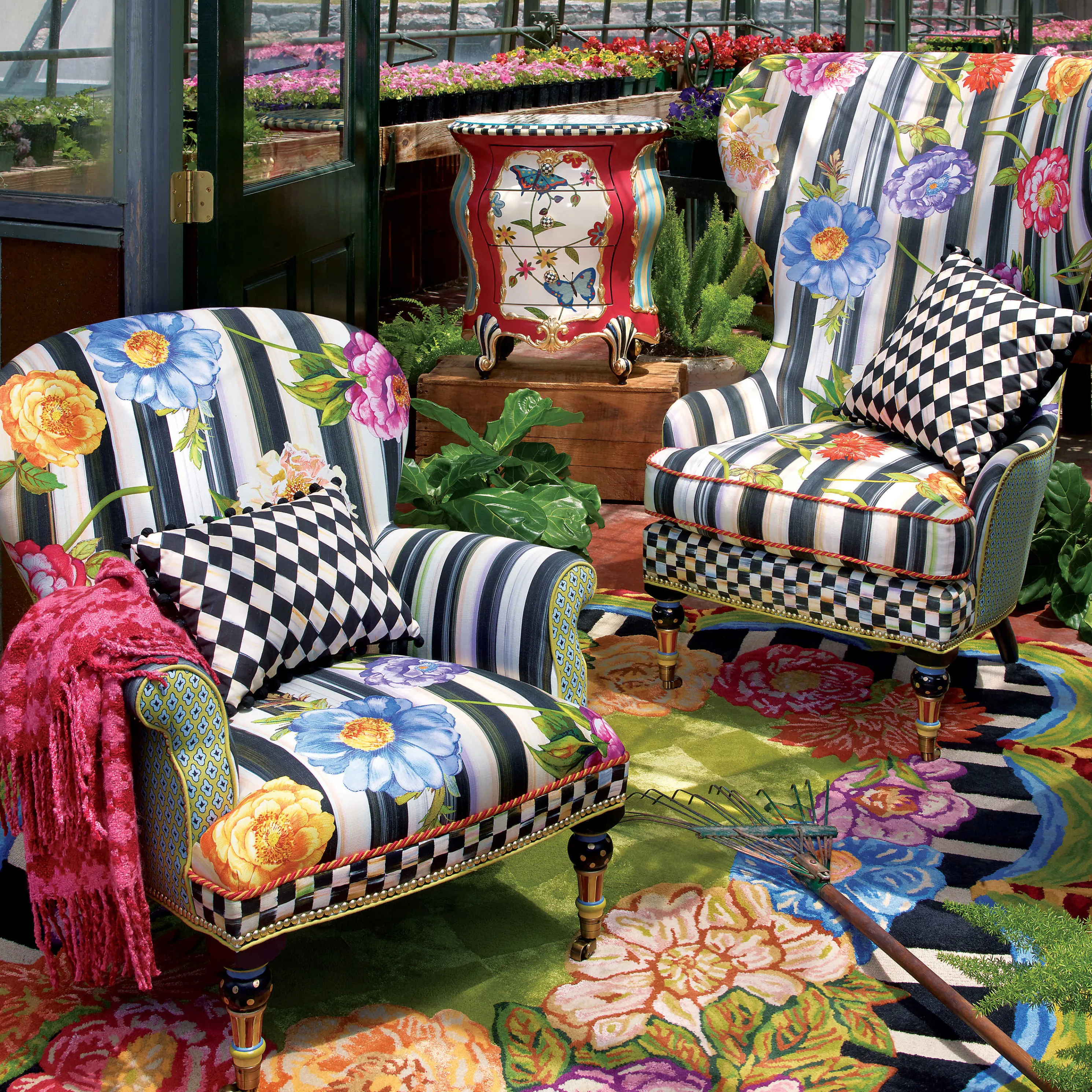 Cutting Garden Rug - 6'5" X 8'