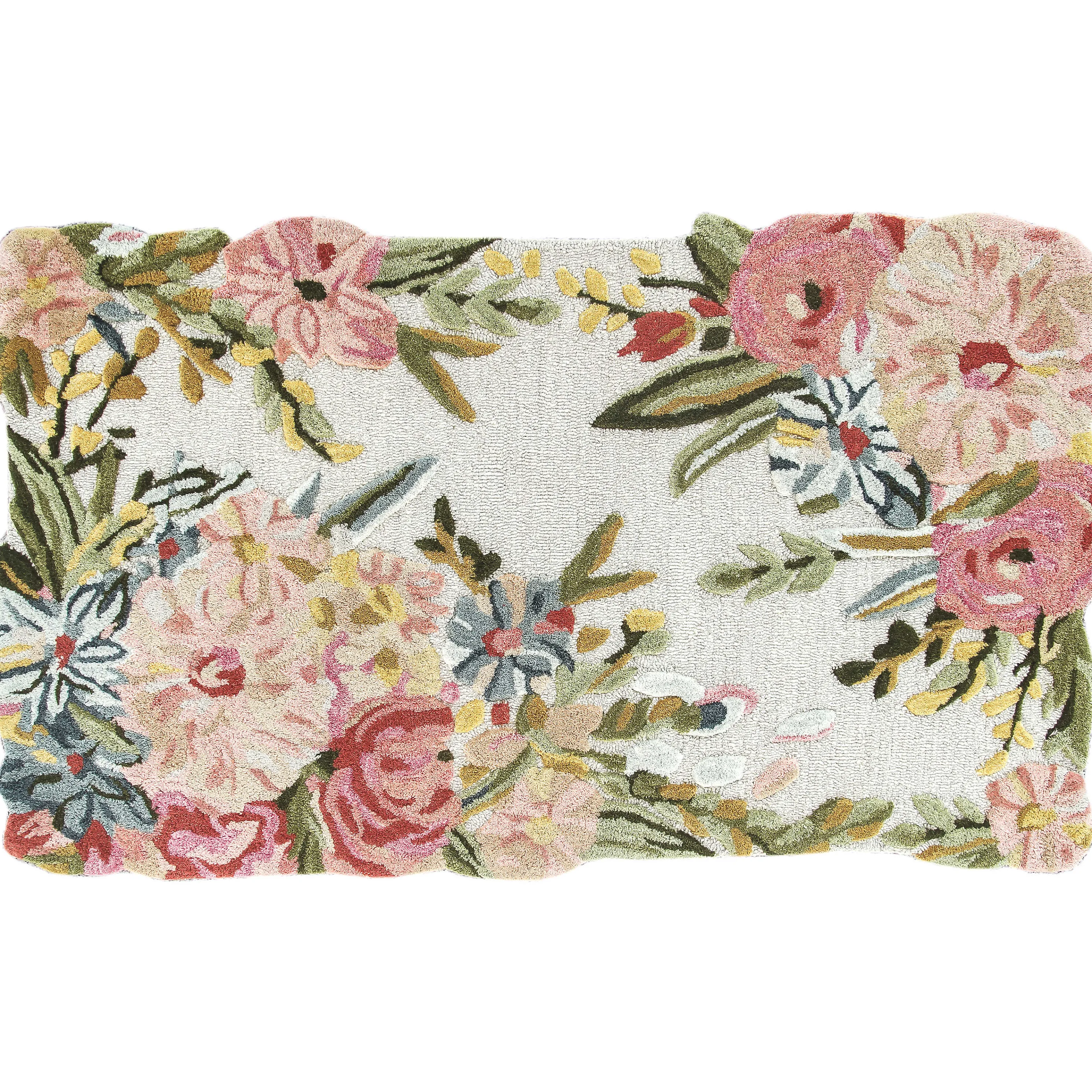 Flower Garden Rug - 3' X 5'