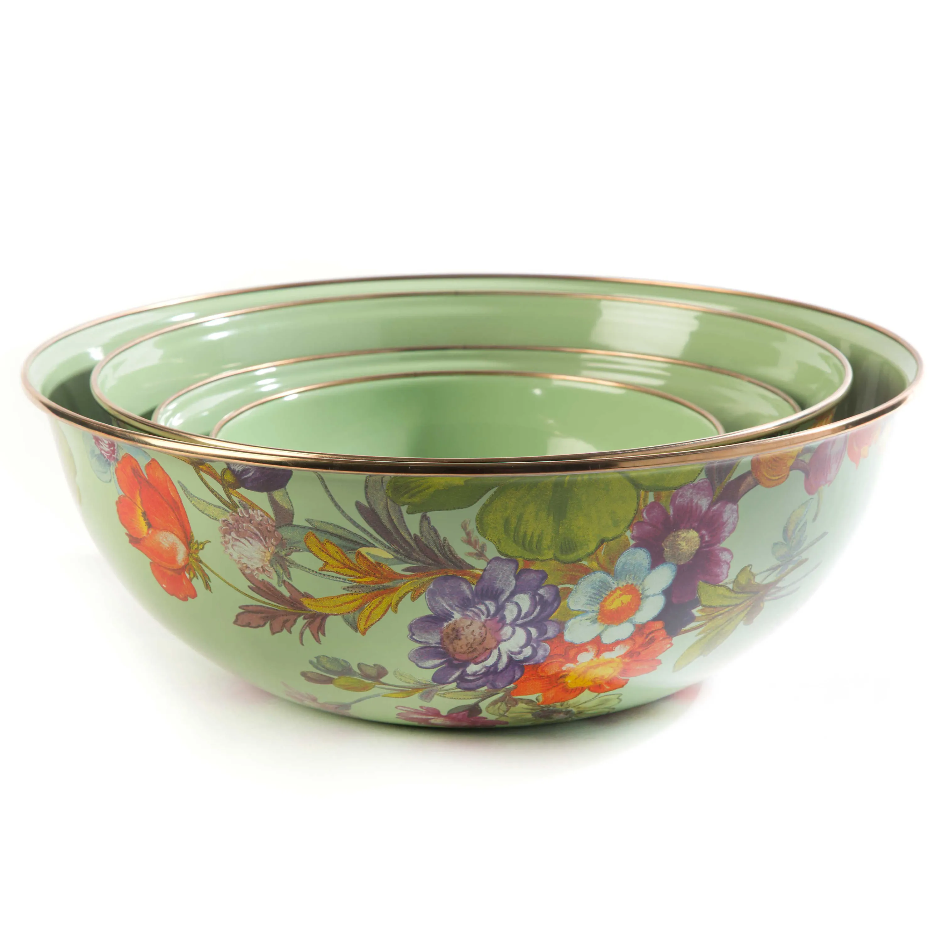 Flower Market Extra Large Everyday Bowl - Green
