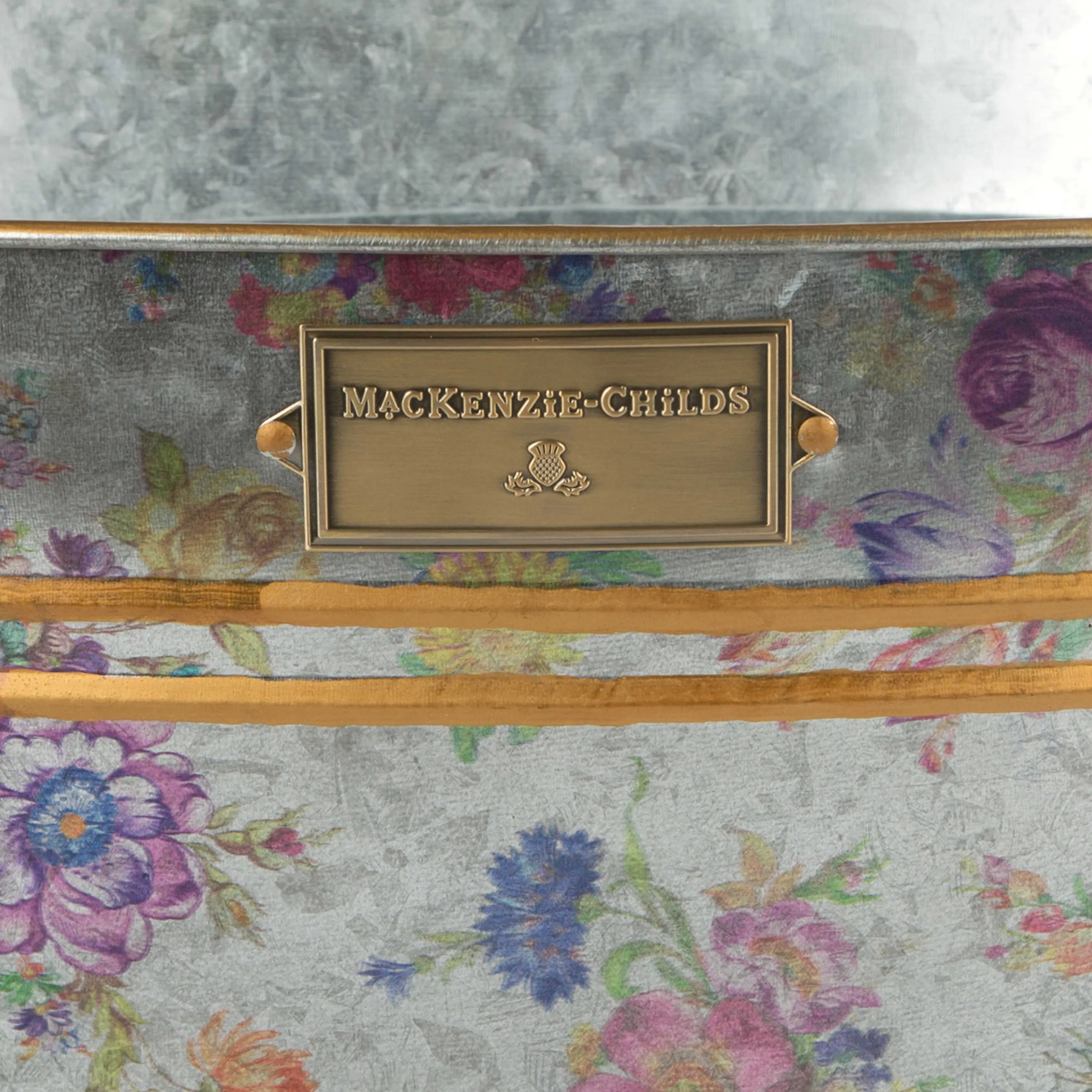 Flower Market Galvanized Beverage Bucket