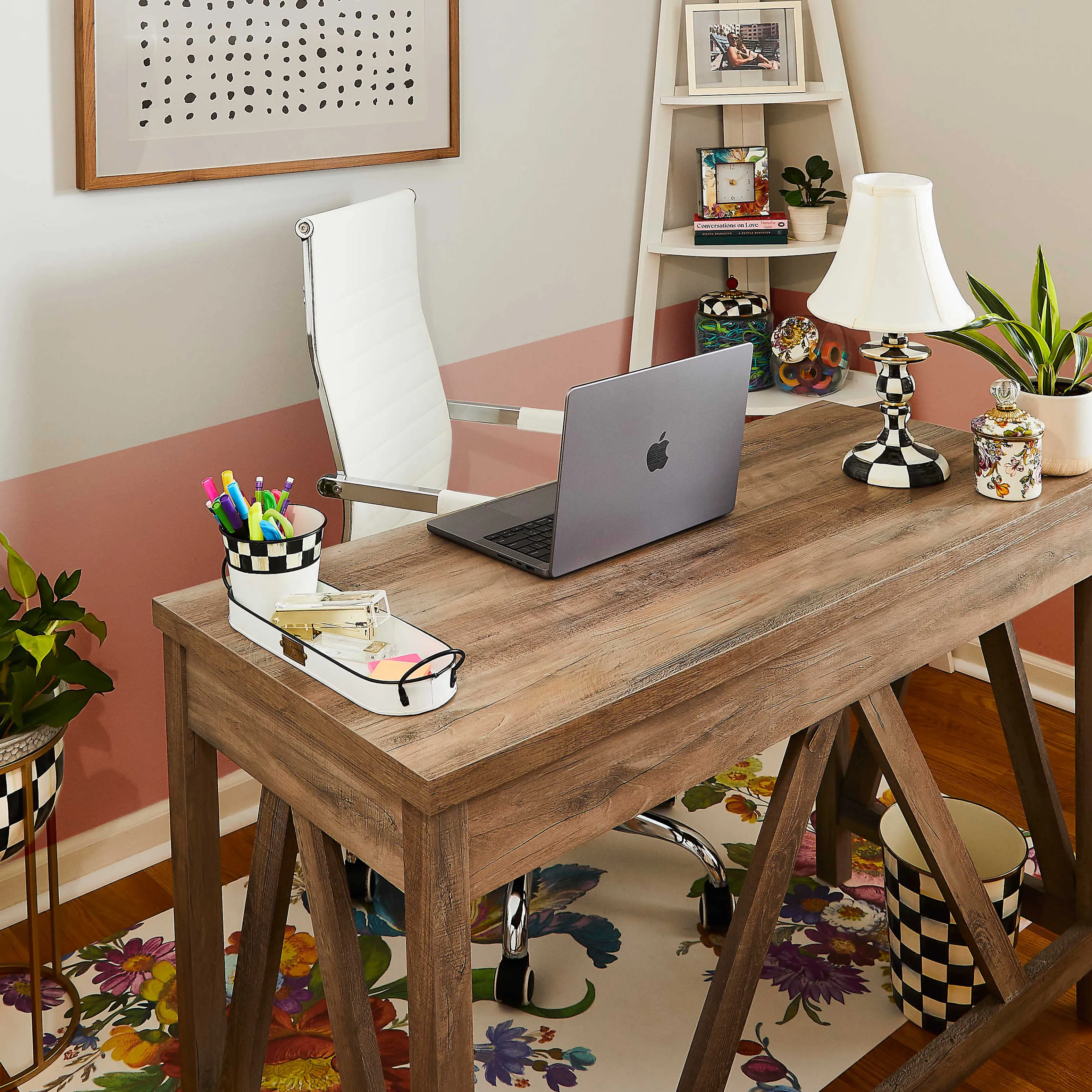 Flower Market Mini Canister - White