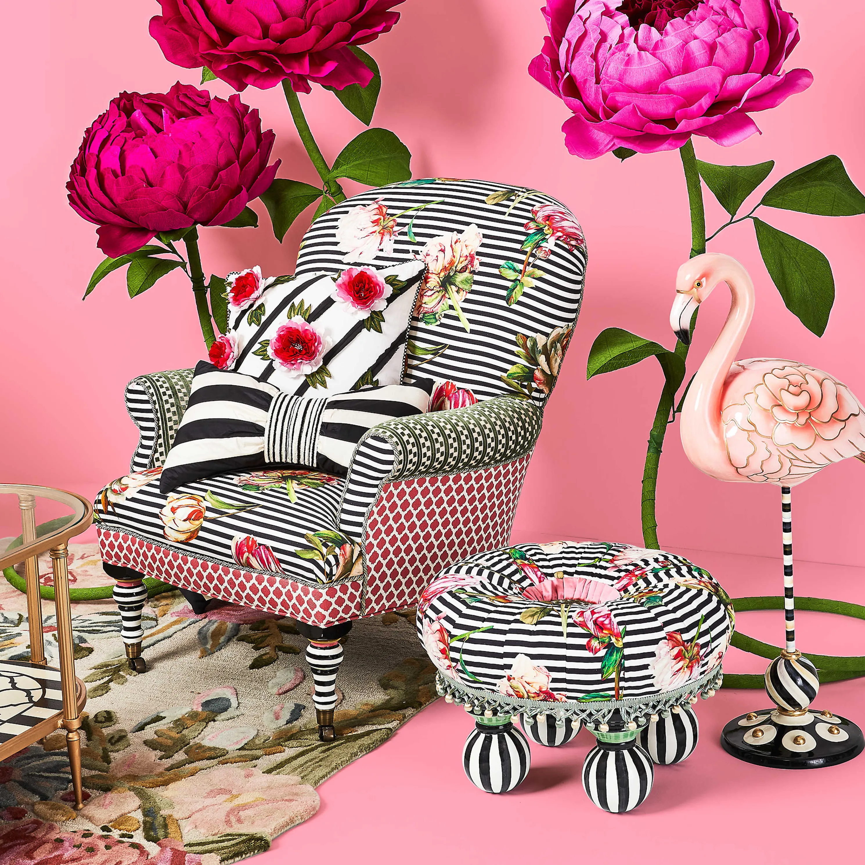 Flower Show Accent Chair