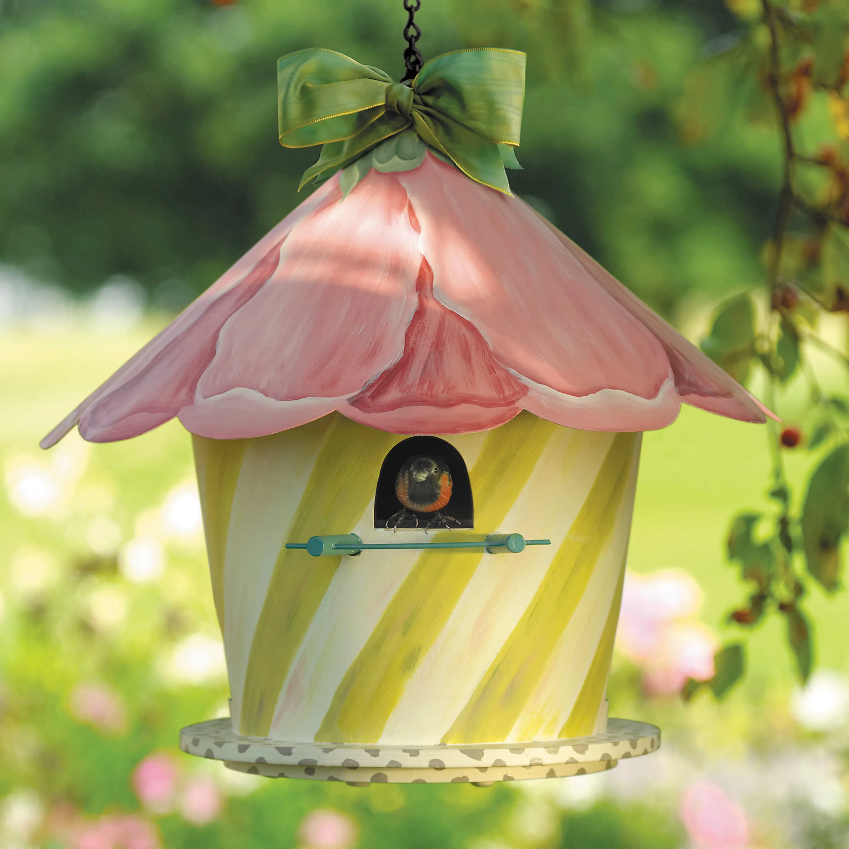 Hollyhock Birdhouse