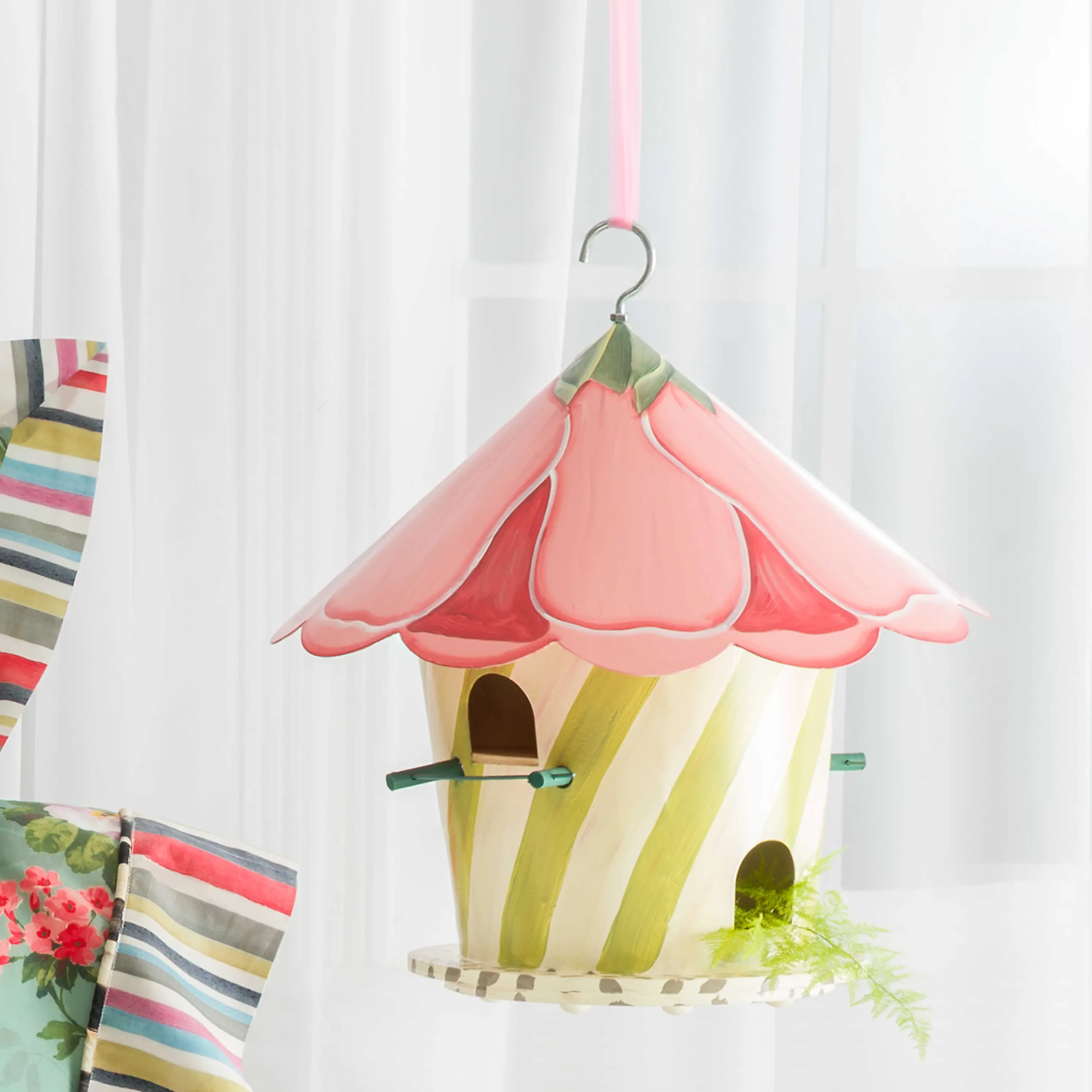 Hollyhock Birdhouse