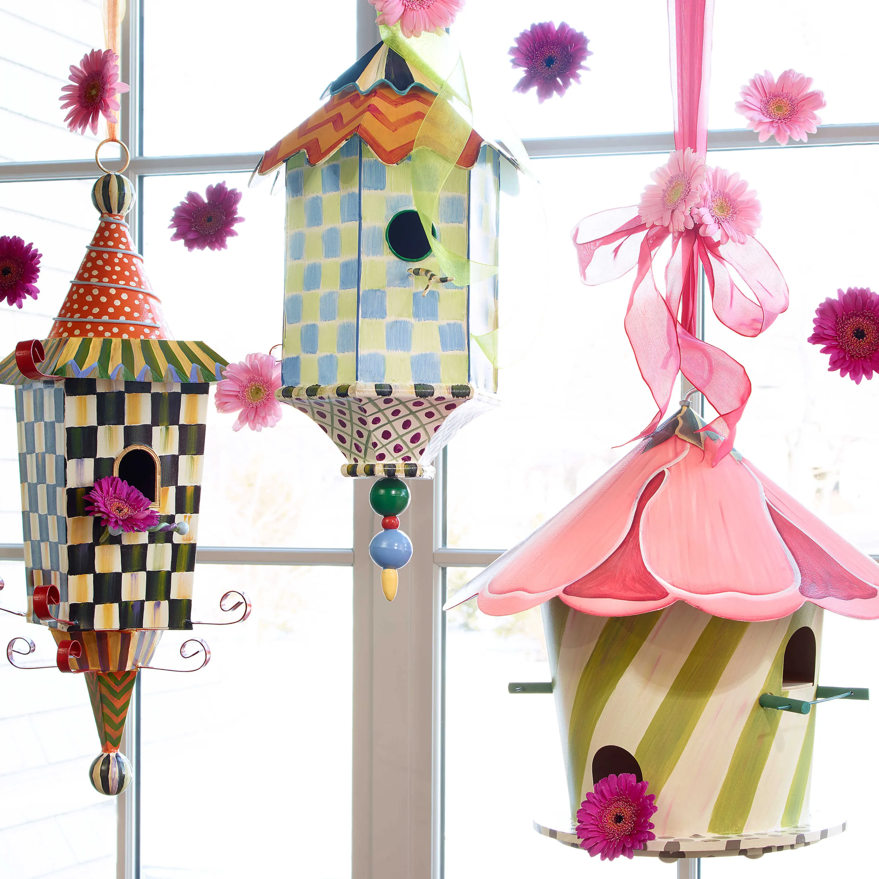 Hollyhock Birdhouse