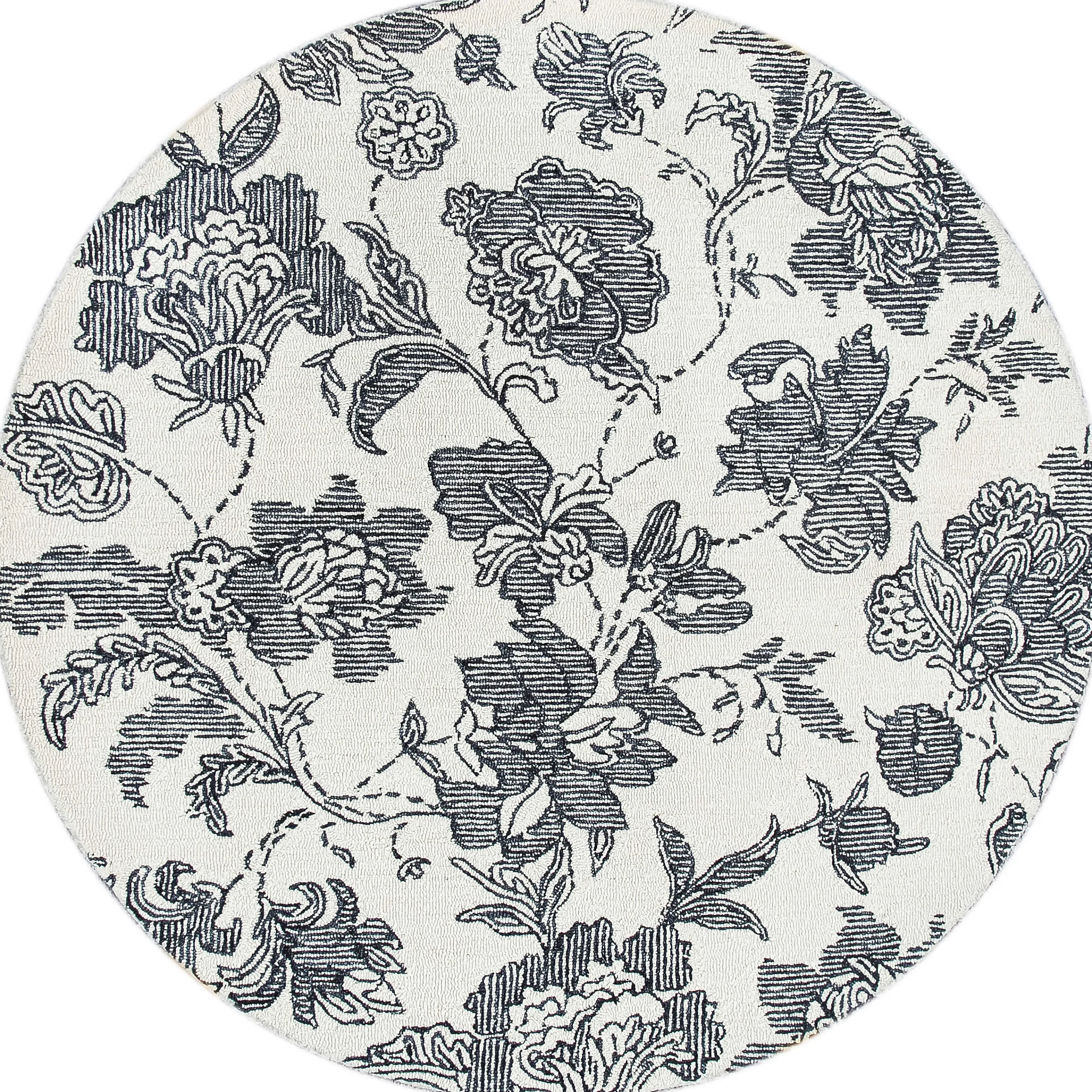 Marquee Floral Rug - 6' Round