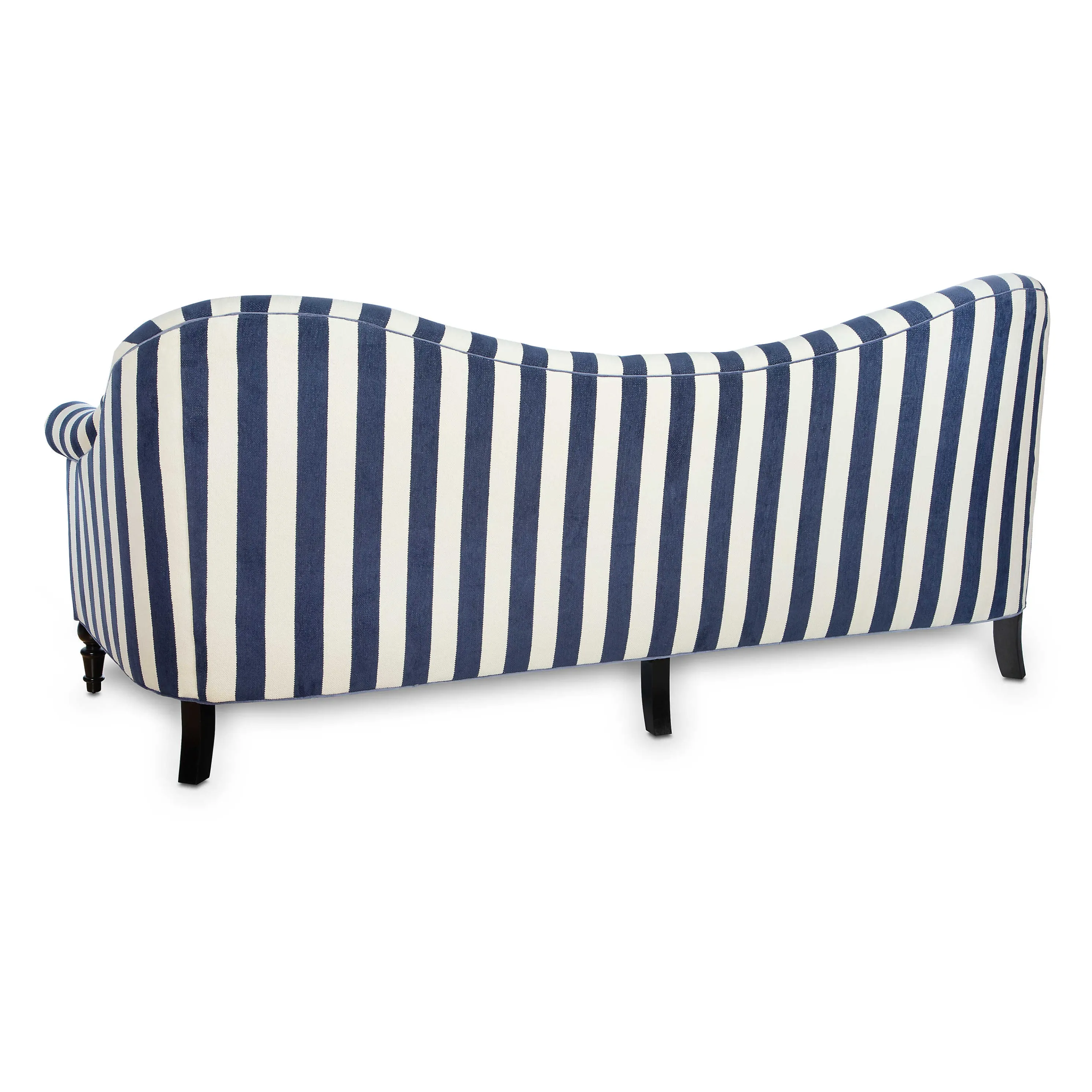 Marquee Sofa - Chenille Navy Stripe