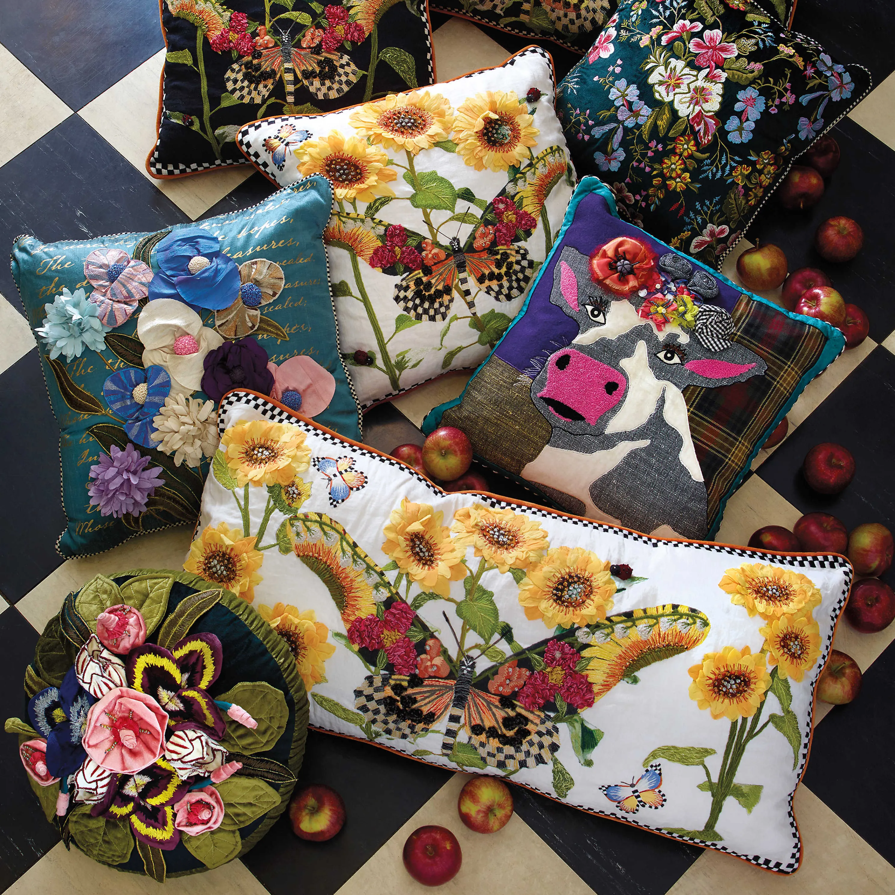 Moonlight Garden Pillow